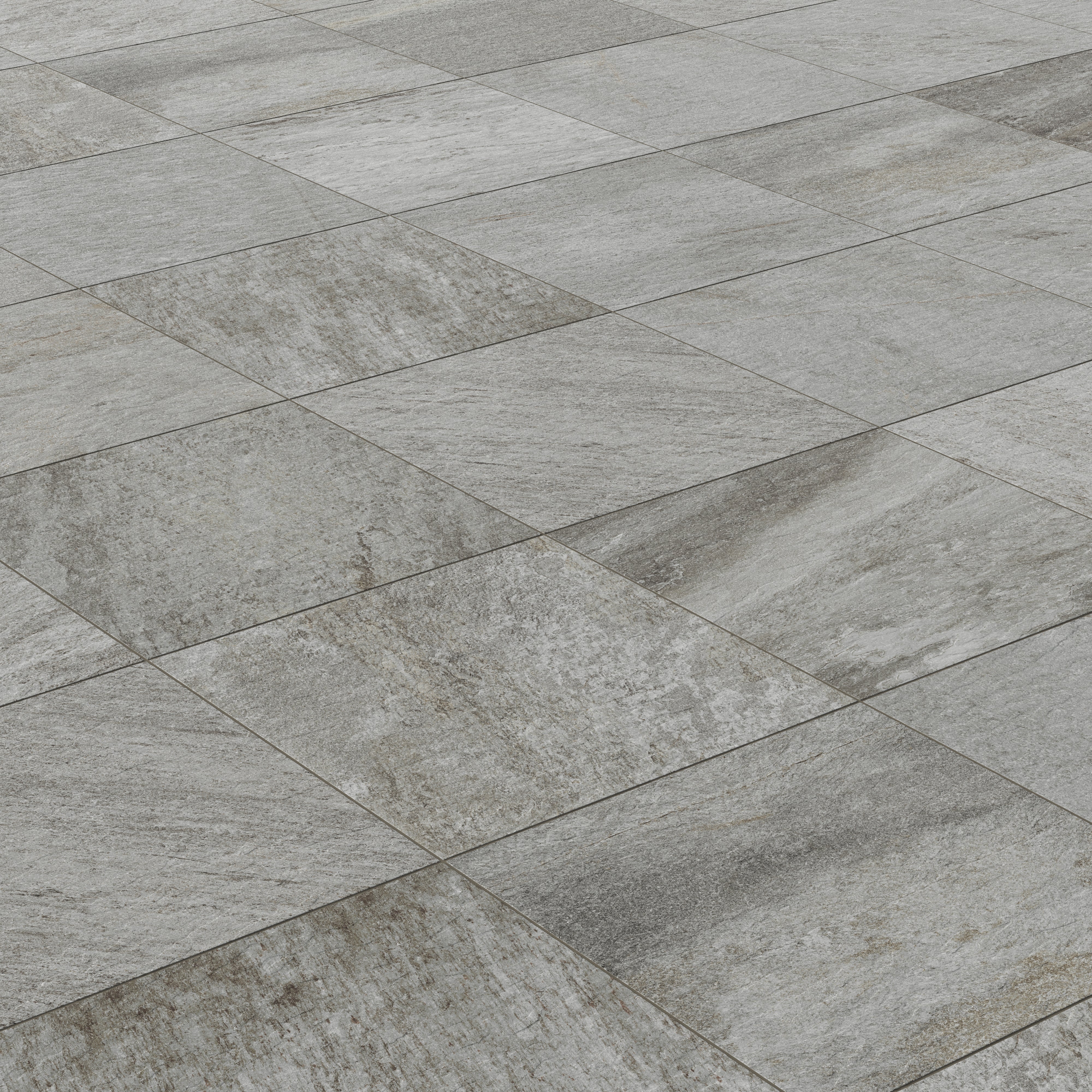 Carter 24x24 Grip Porcelain 2cm Paver Tile in Fossil