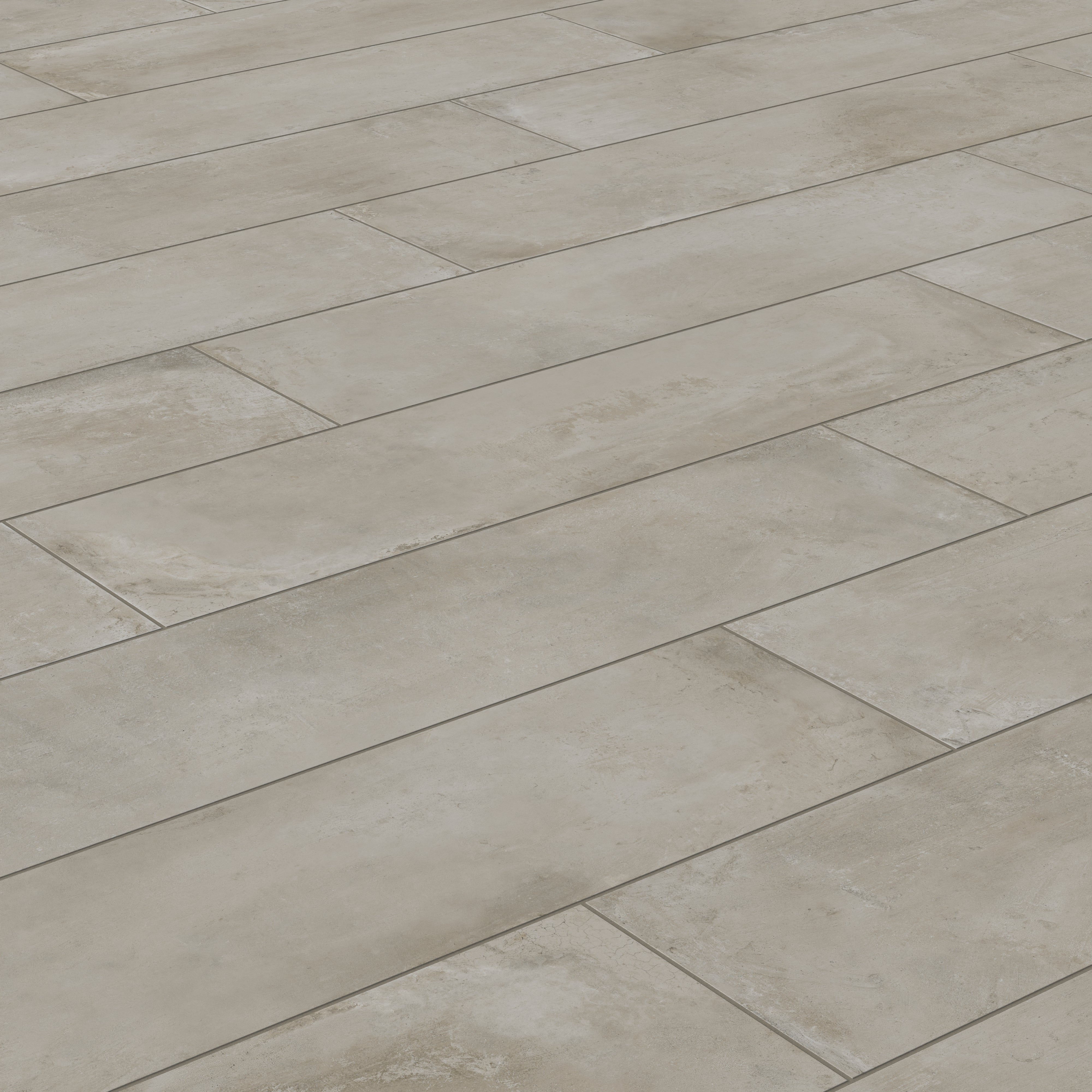 Ramsey 12x48 Grip Porcelain 2cm Paver Tile in Putty