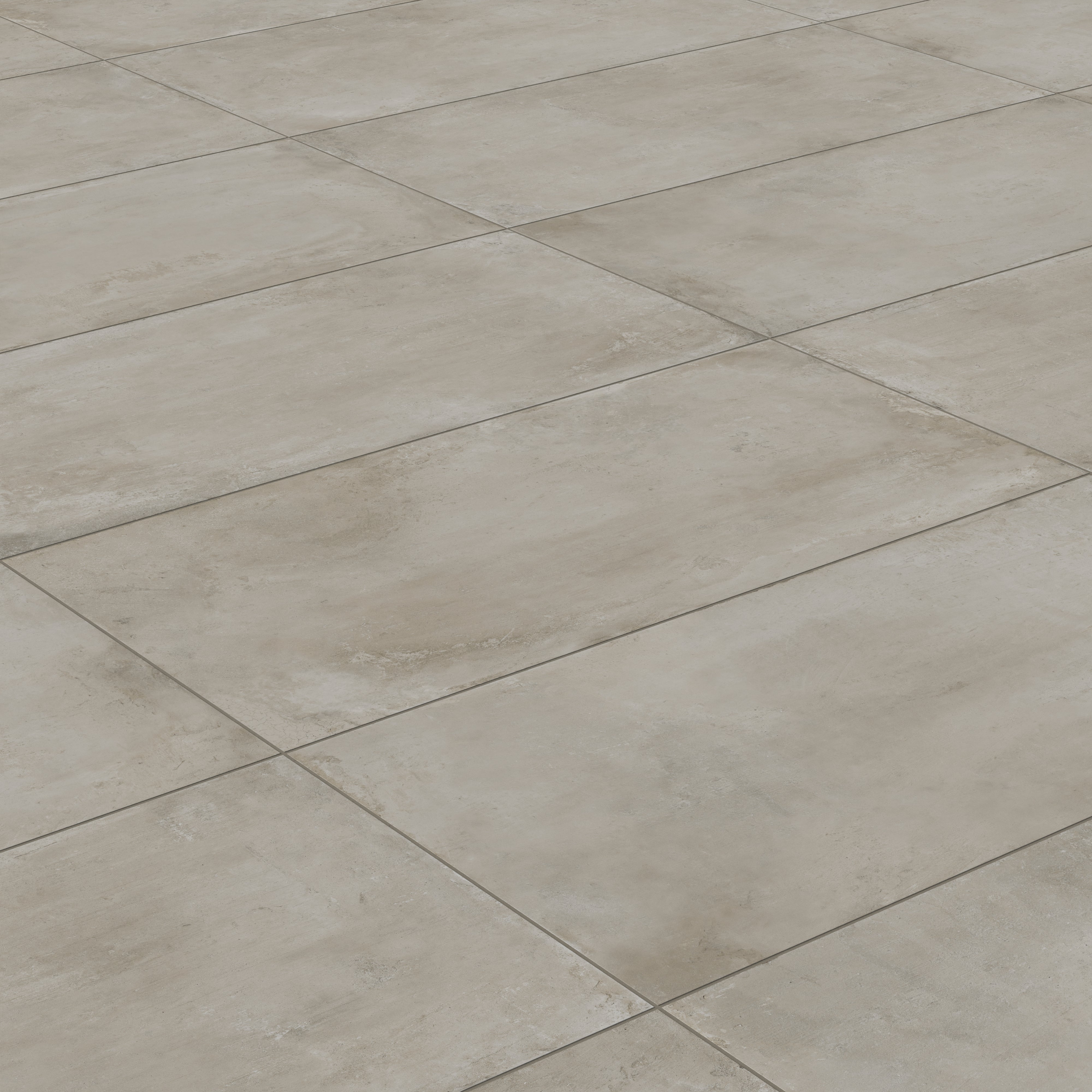 Ramsey 24x48 Grip Porcelain 2cm Paver Tile in Putty