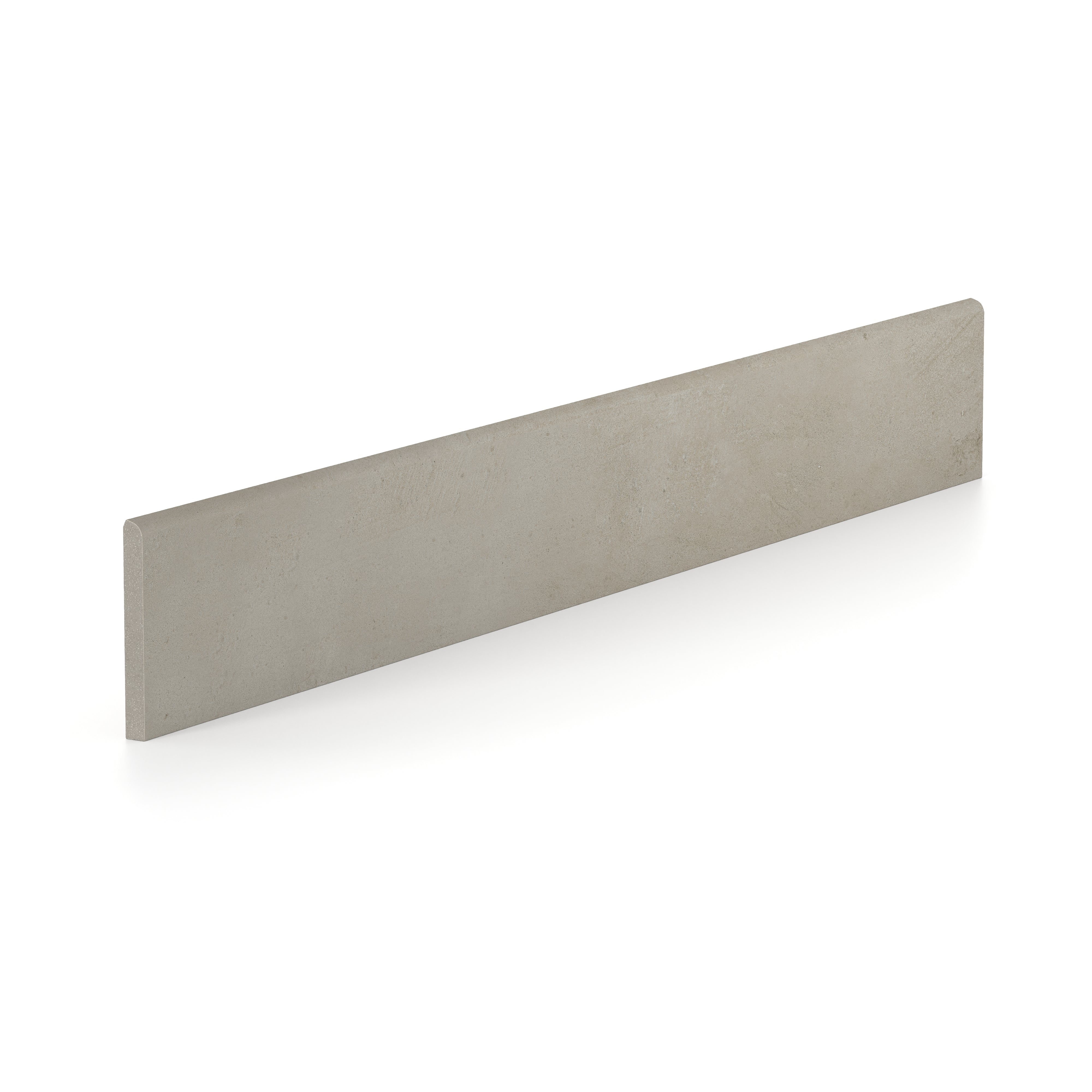 Ramsey 3x24 Matte Porcelain Bullnose Tile in Putty