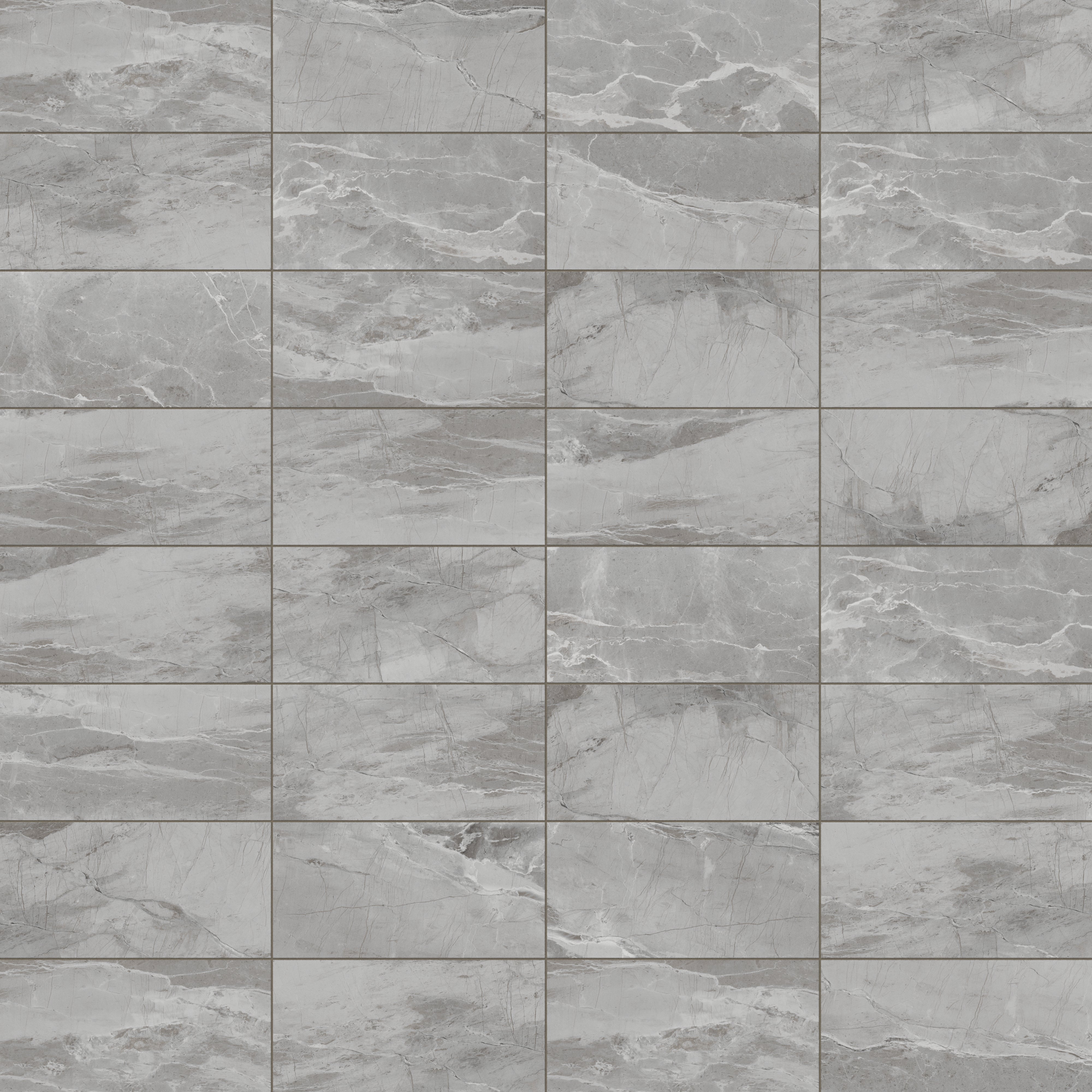 Declan 12x24 Matte Porcelain Tile in Grey