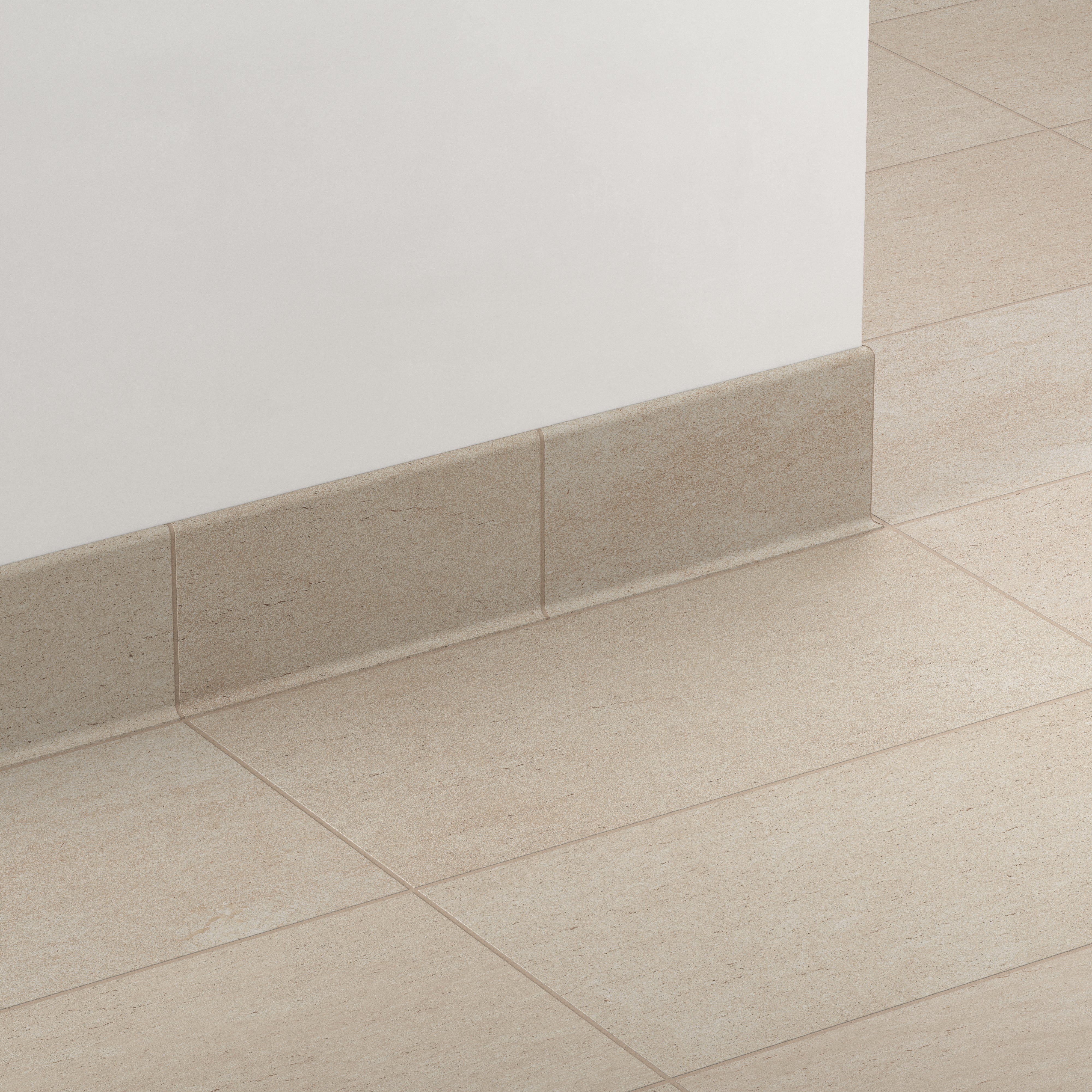 Brody 6x12 Matte Porcelain Cove Base Tile in Dune