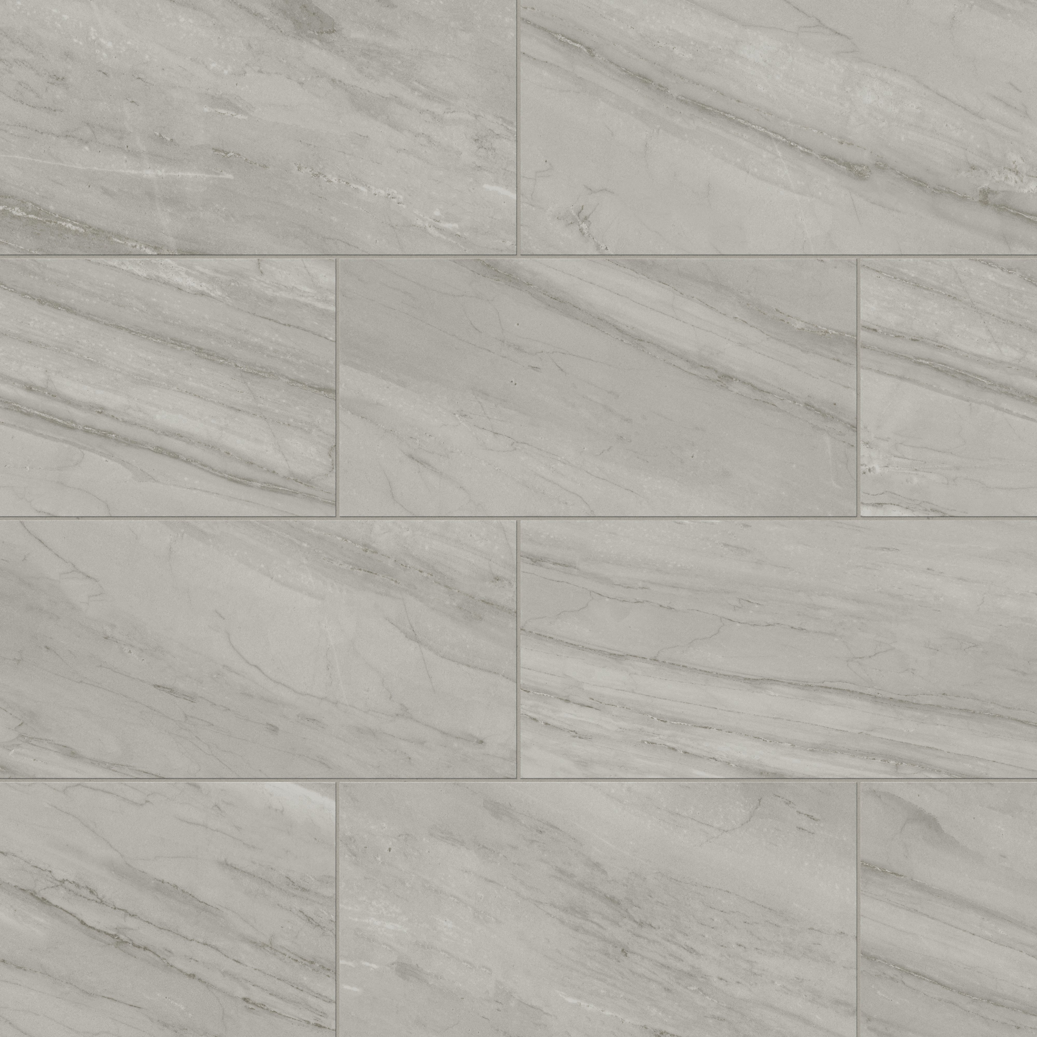 Chantel 12x24 Matte Porcelain Tile in Alaska Grey