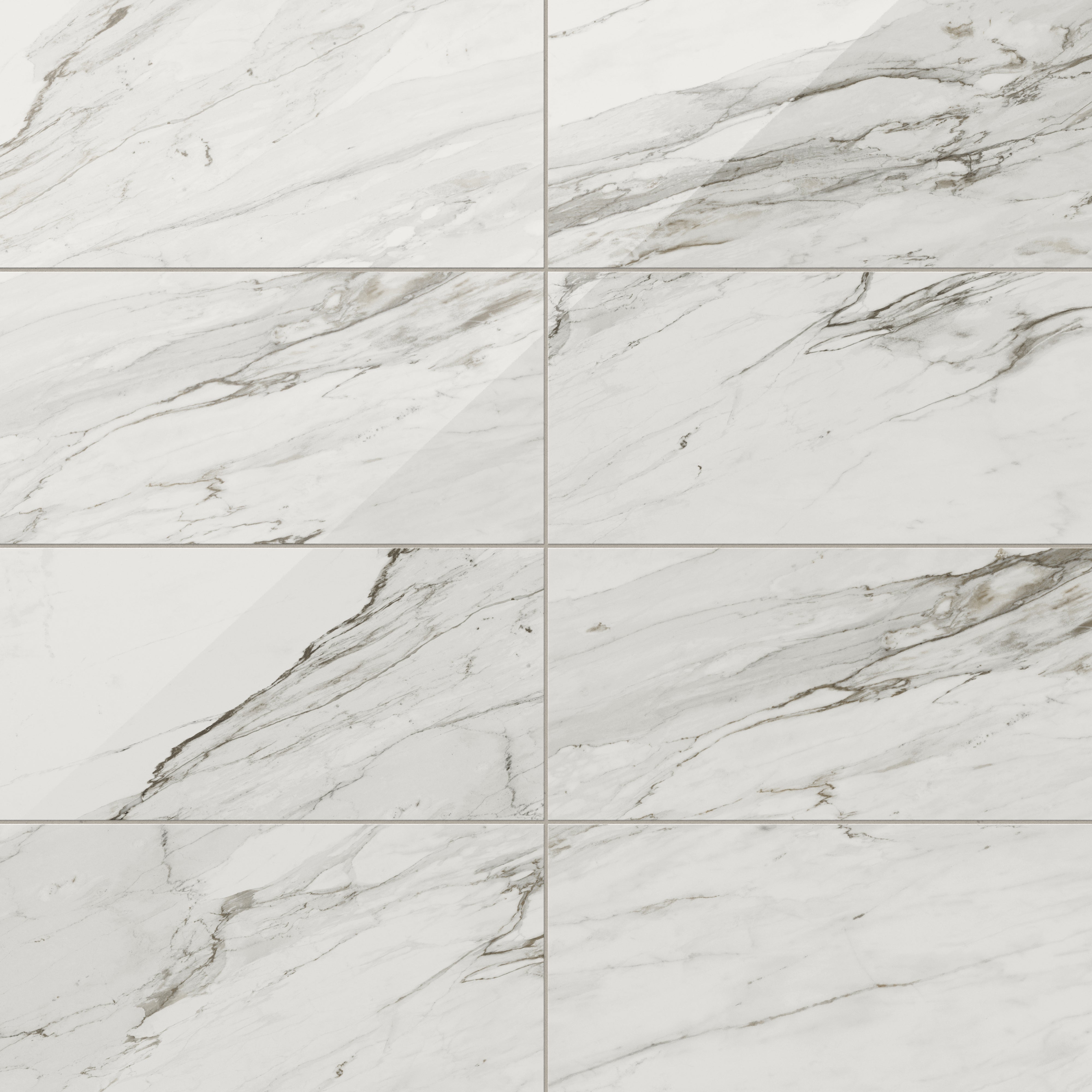 Chantel 12x24 Polished Porcelain Tile in Apuano