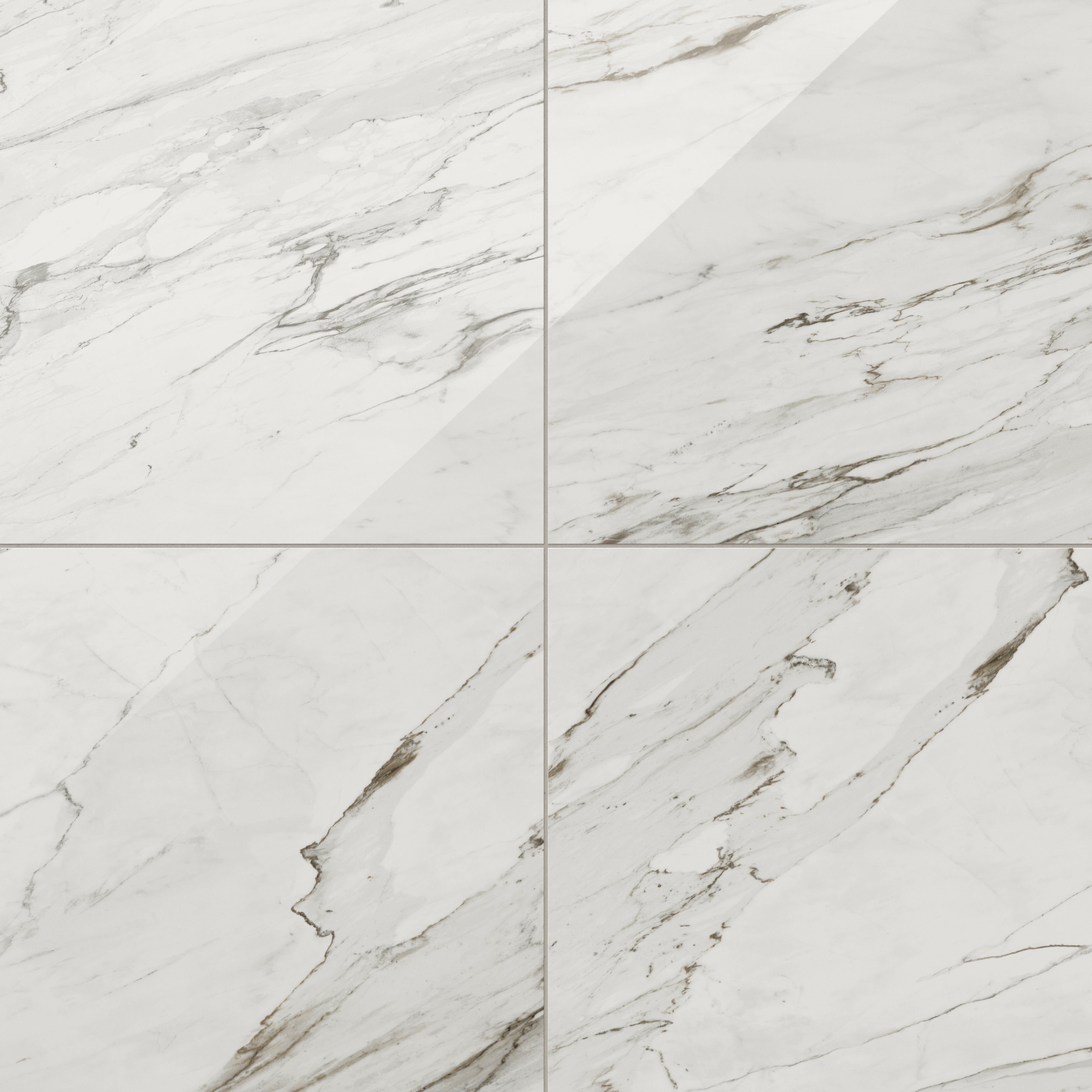 Chantel 24x24 Polished Porcelain Tile in Apuano