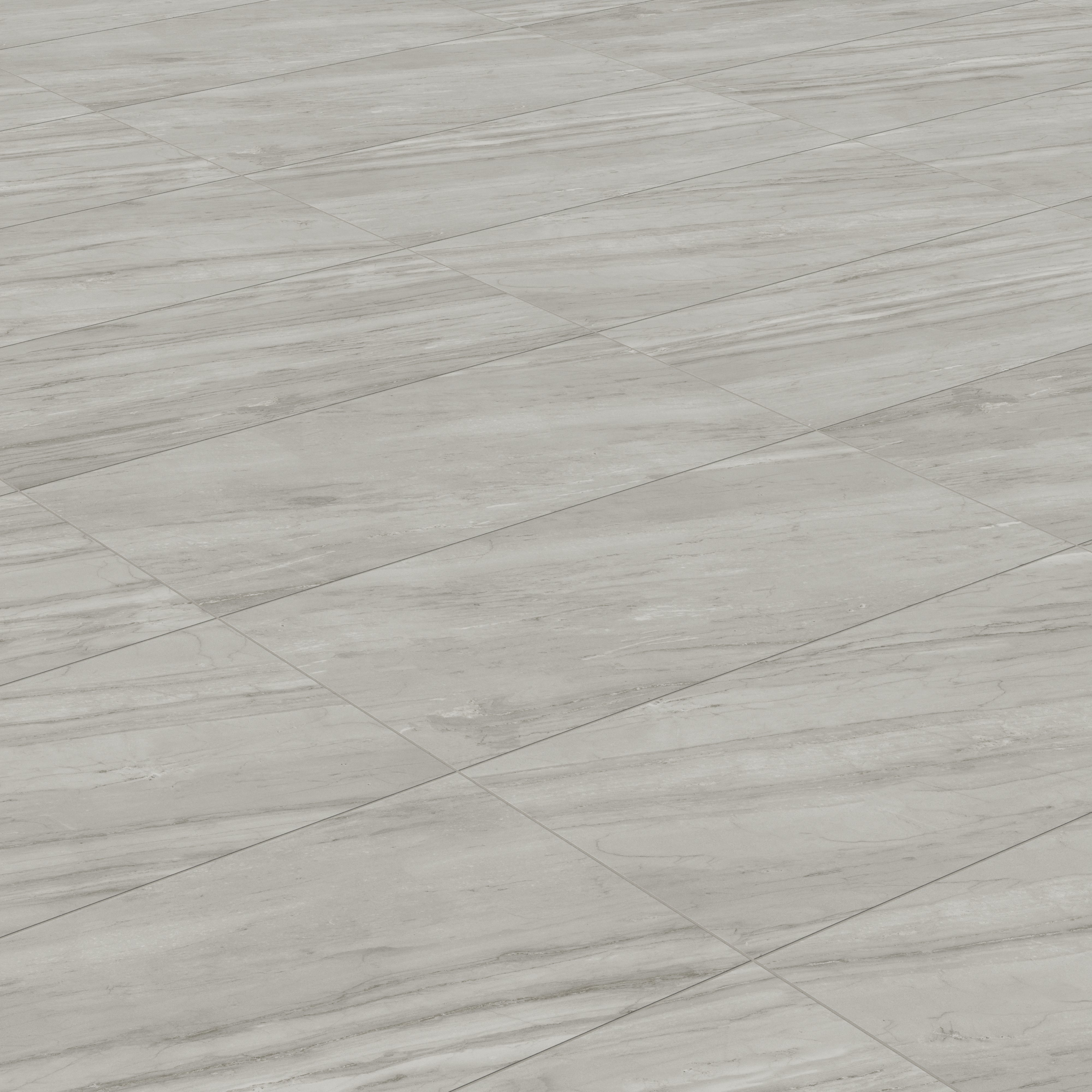 Chantel 24x48 Matte Porcelain Tile in Alaska Grey