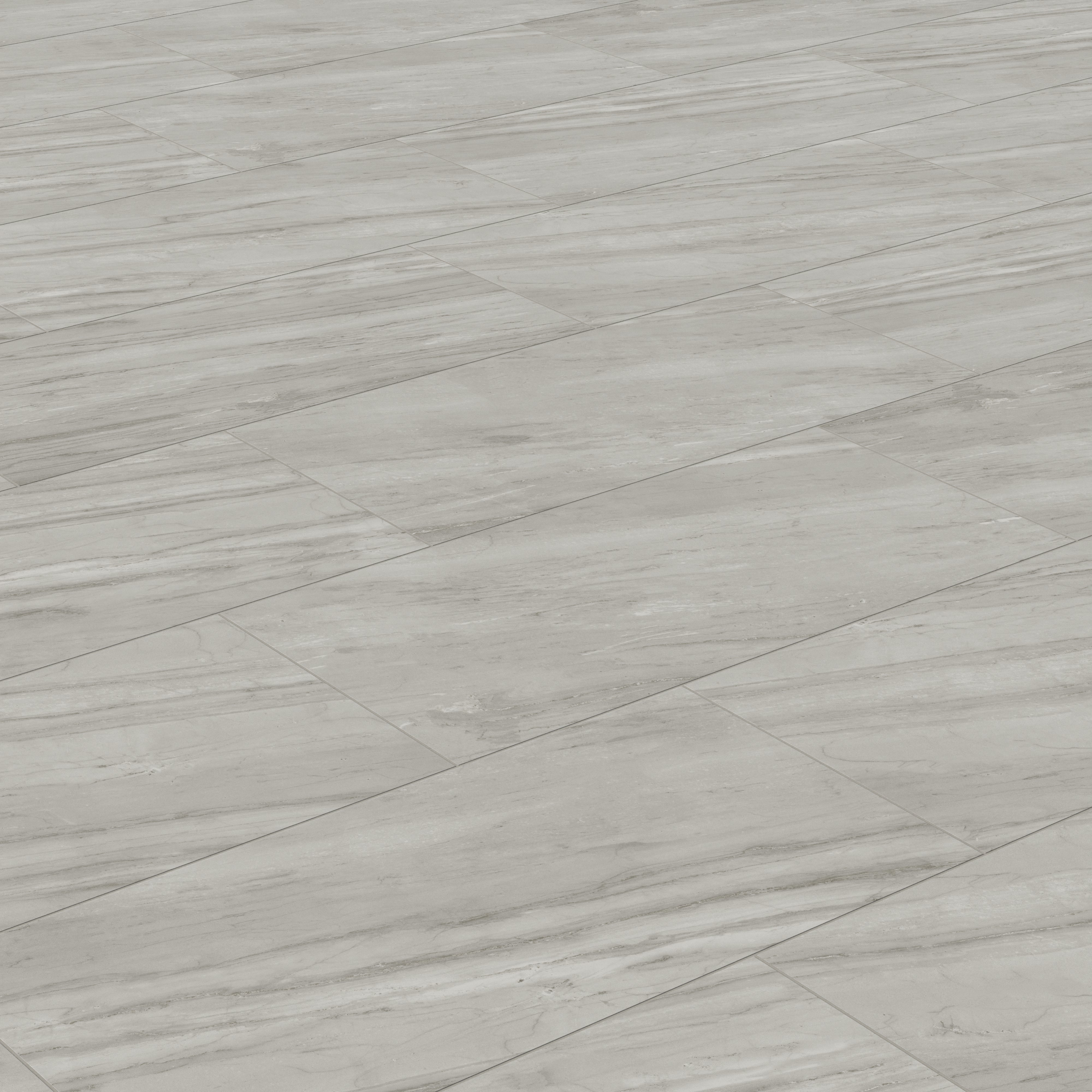 Chantel 24x48 Matte Porcelain Tile in Alaska Grey