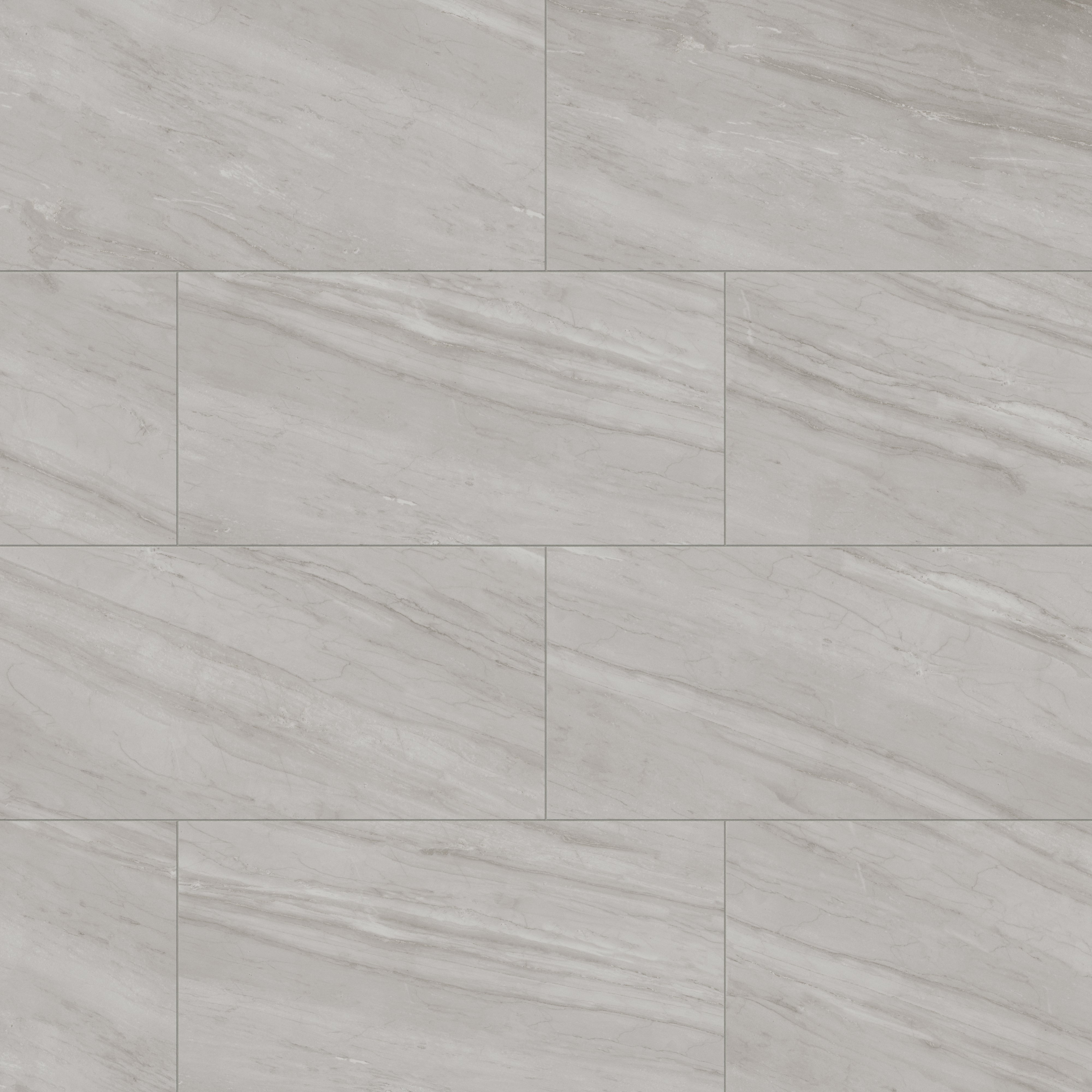 Chantel 24x48 Matte Porcelain Tile in Alaska Grey