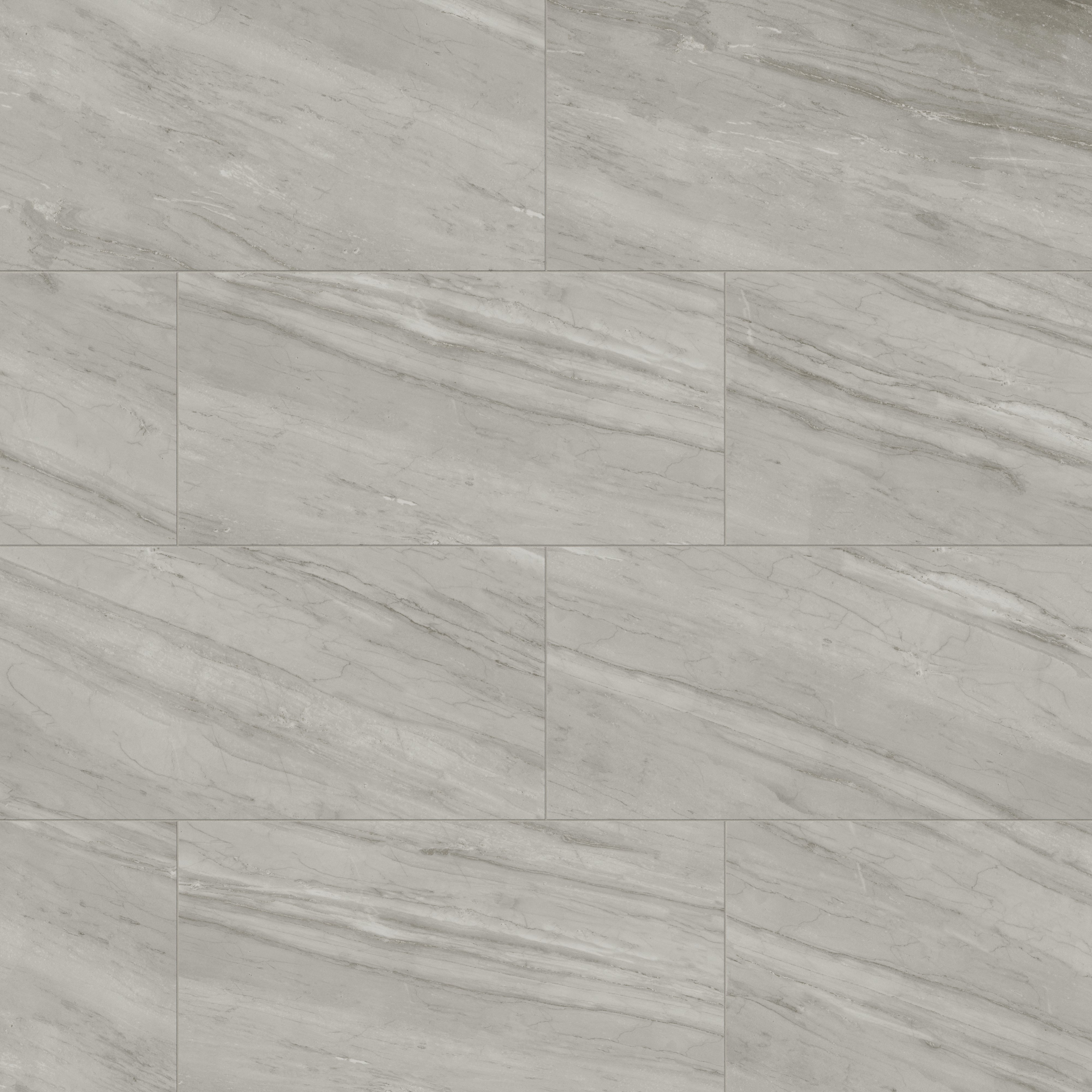 Chantel 24x48 Matte Porcelain Tile in Alaska Grey