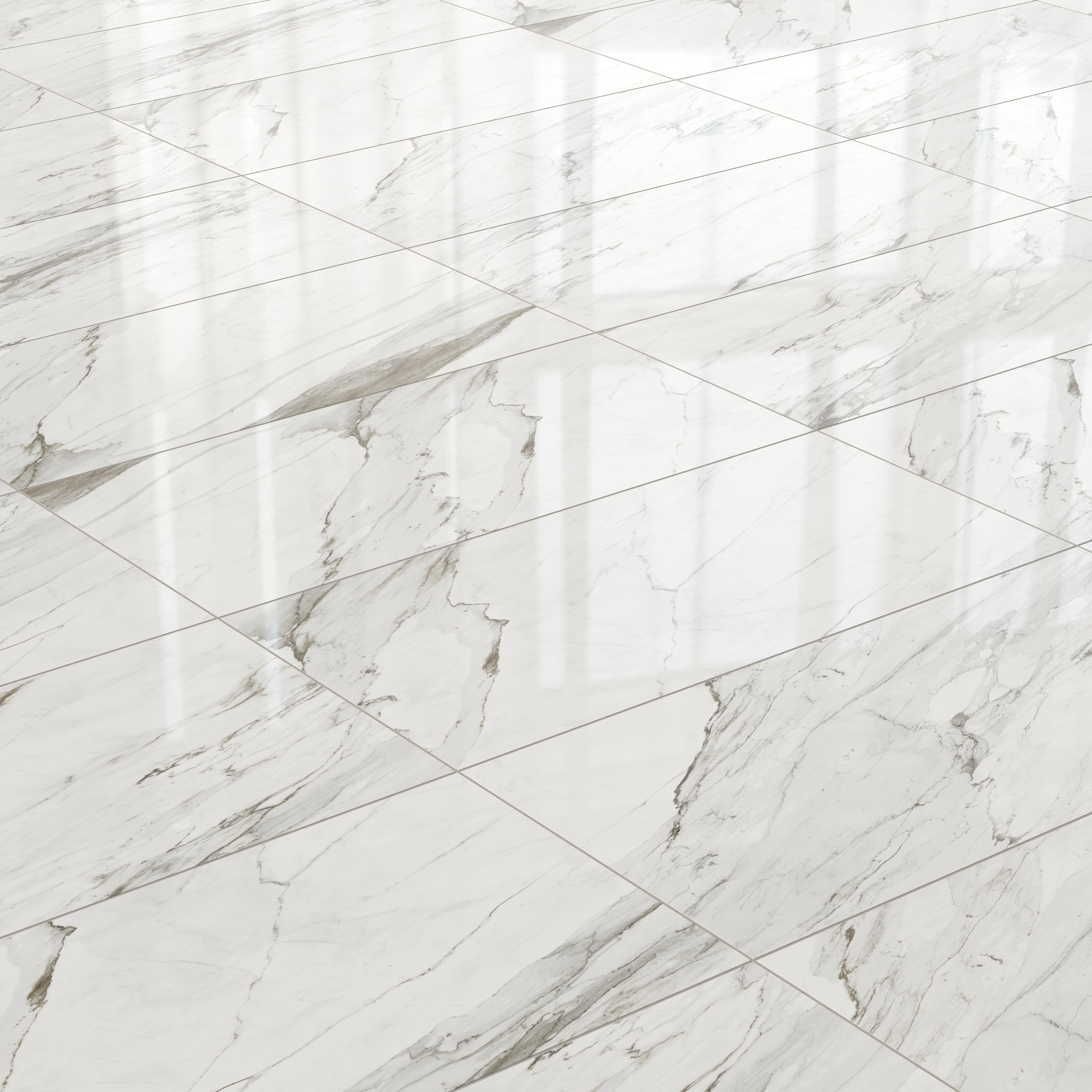 Chantel 24x48 Polished Porcelain Tile in Apuano
