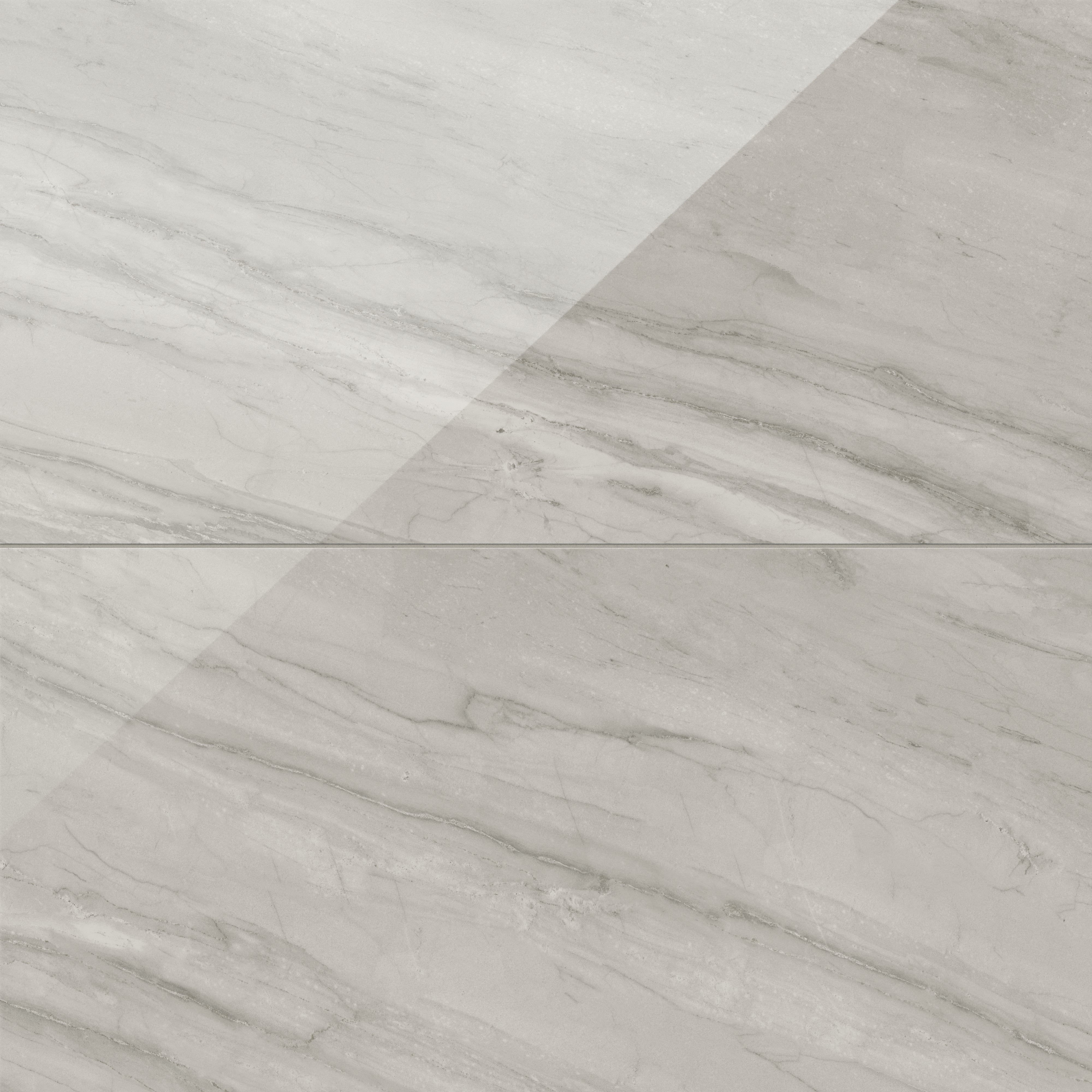 Chantel 24x48 Polished Porcelain Tile in Alaska Grey