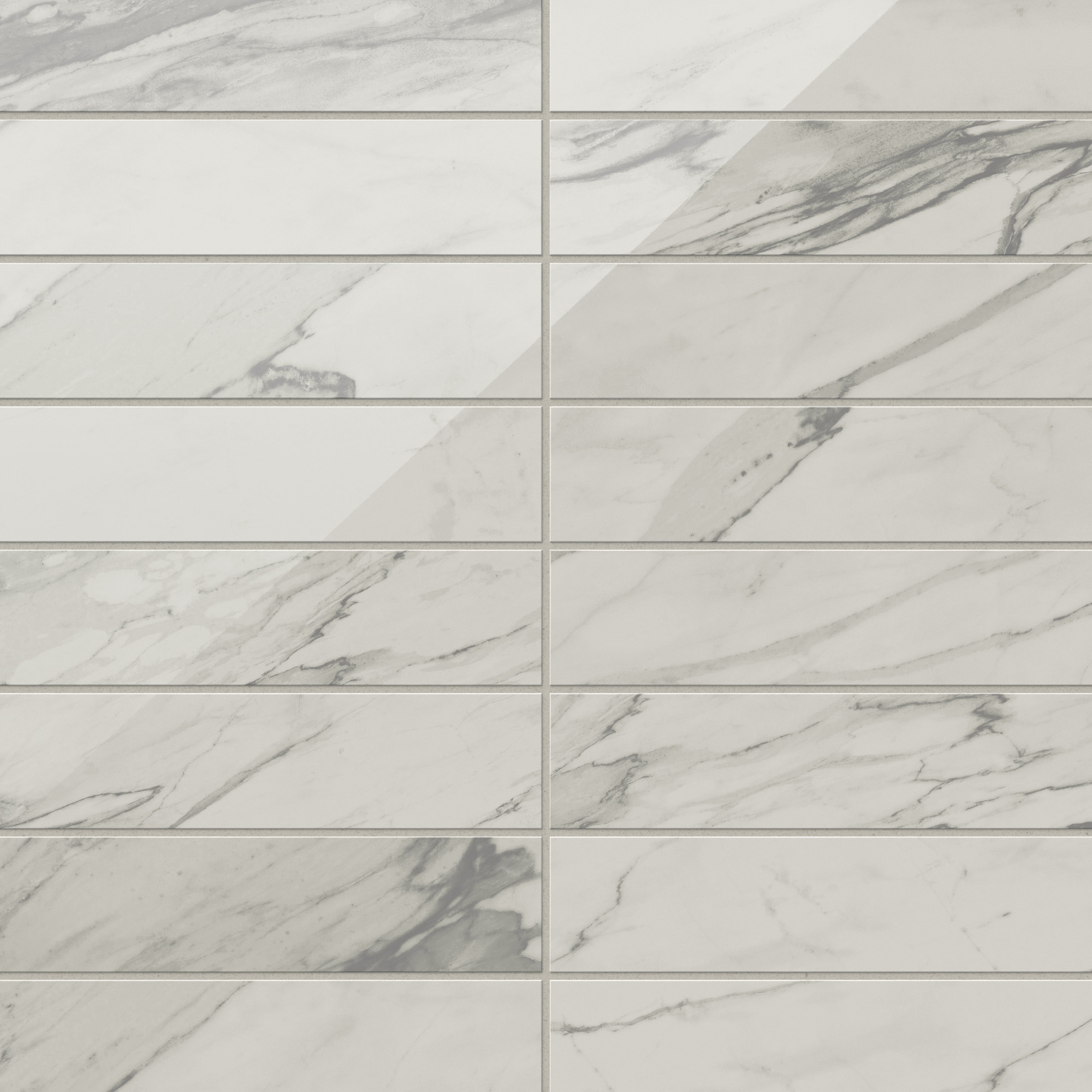 Chantel 3x12 Polished Porcelain Tile in Apuano