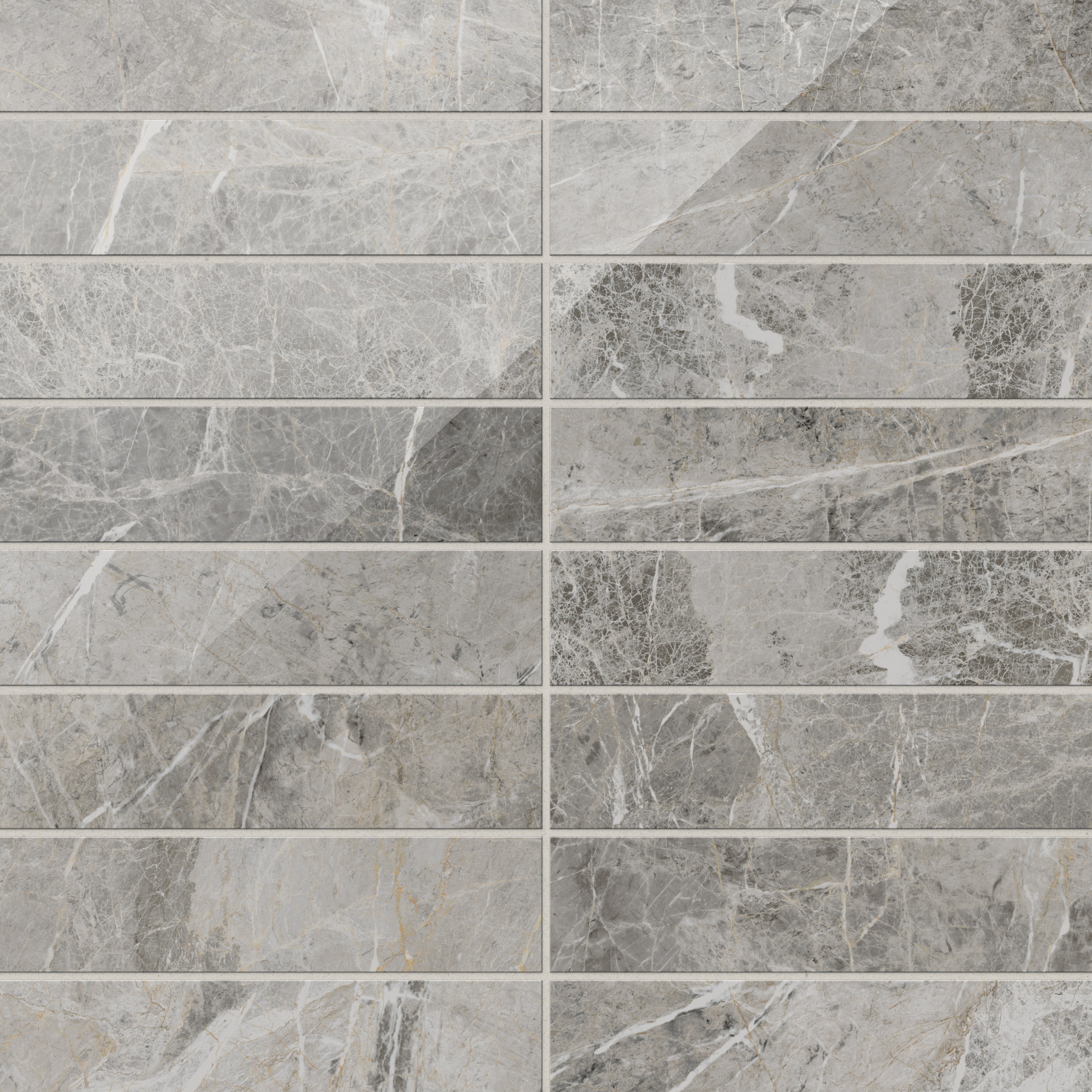 Chantel 3x12 Polished Porcelain Tile in Imperial