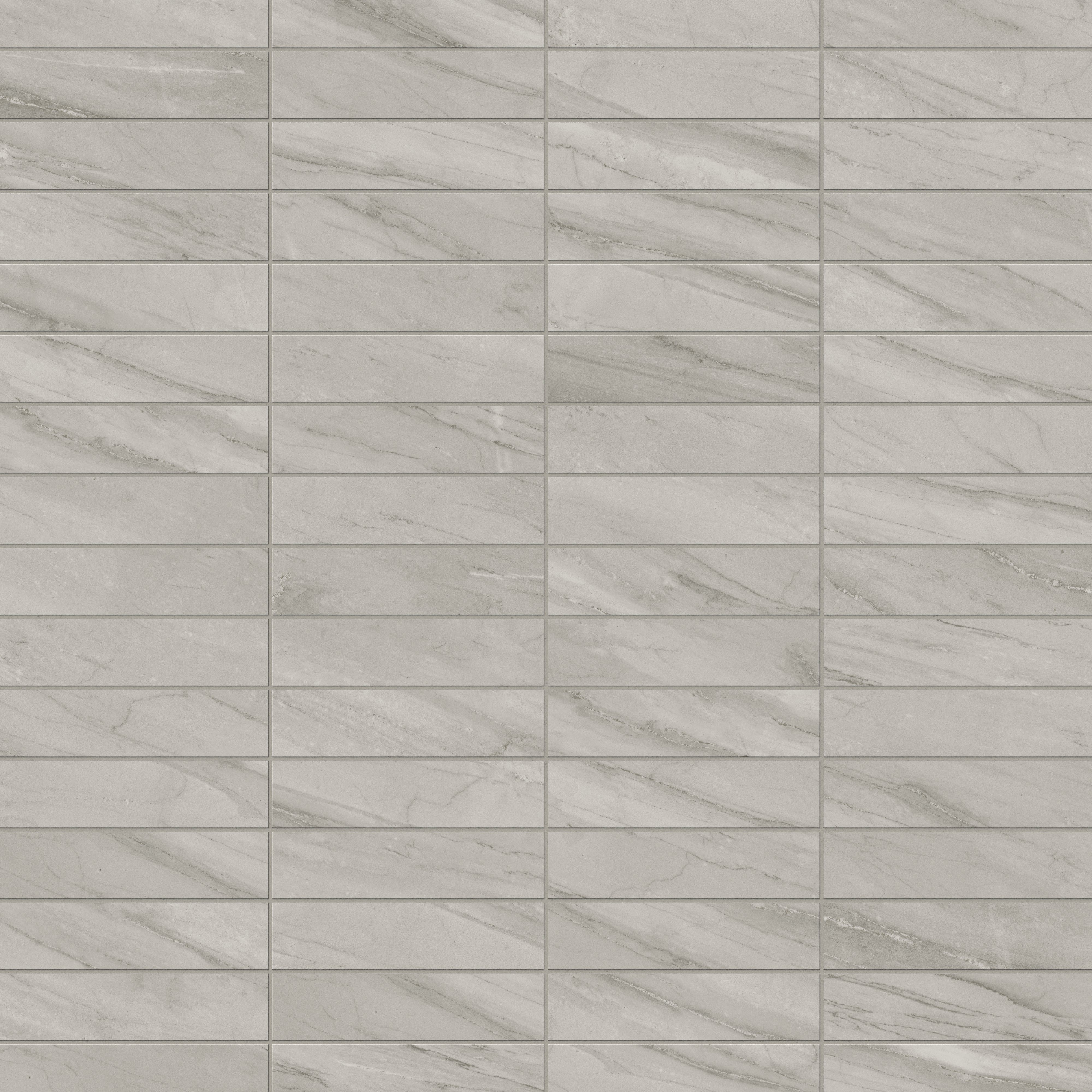 Chantel 3x12 Polished Porcelain Tile in Alaska Grey