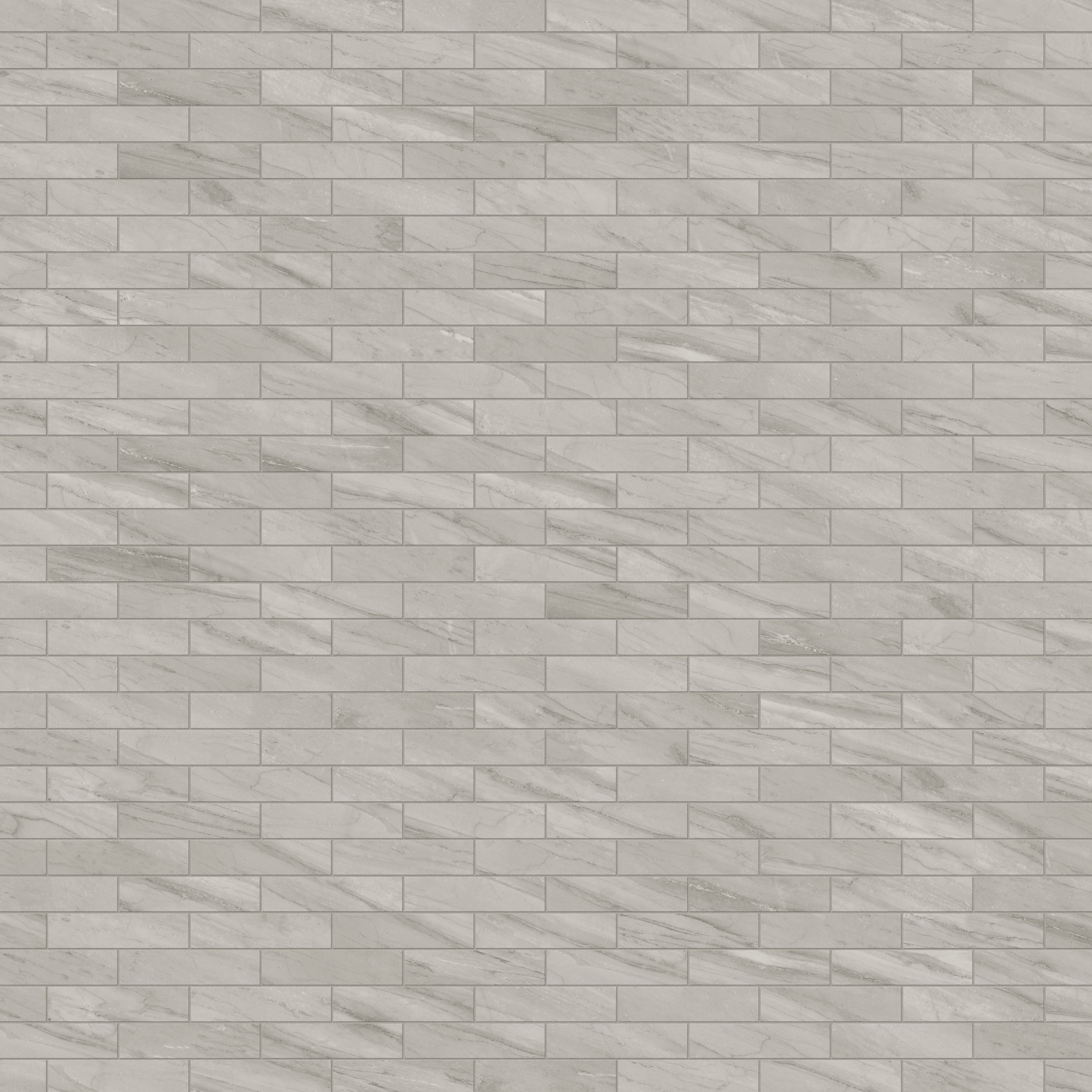 Chantel 3x12 Polished Porcelain Tile in Alaska Grey