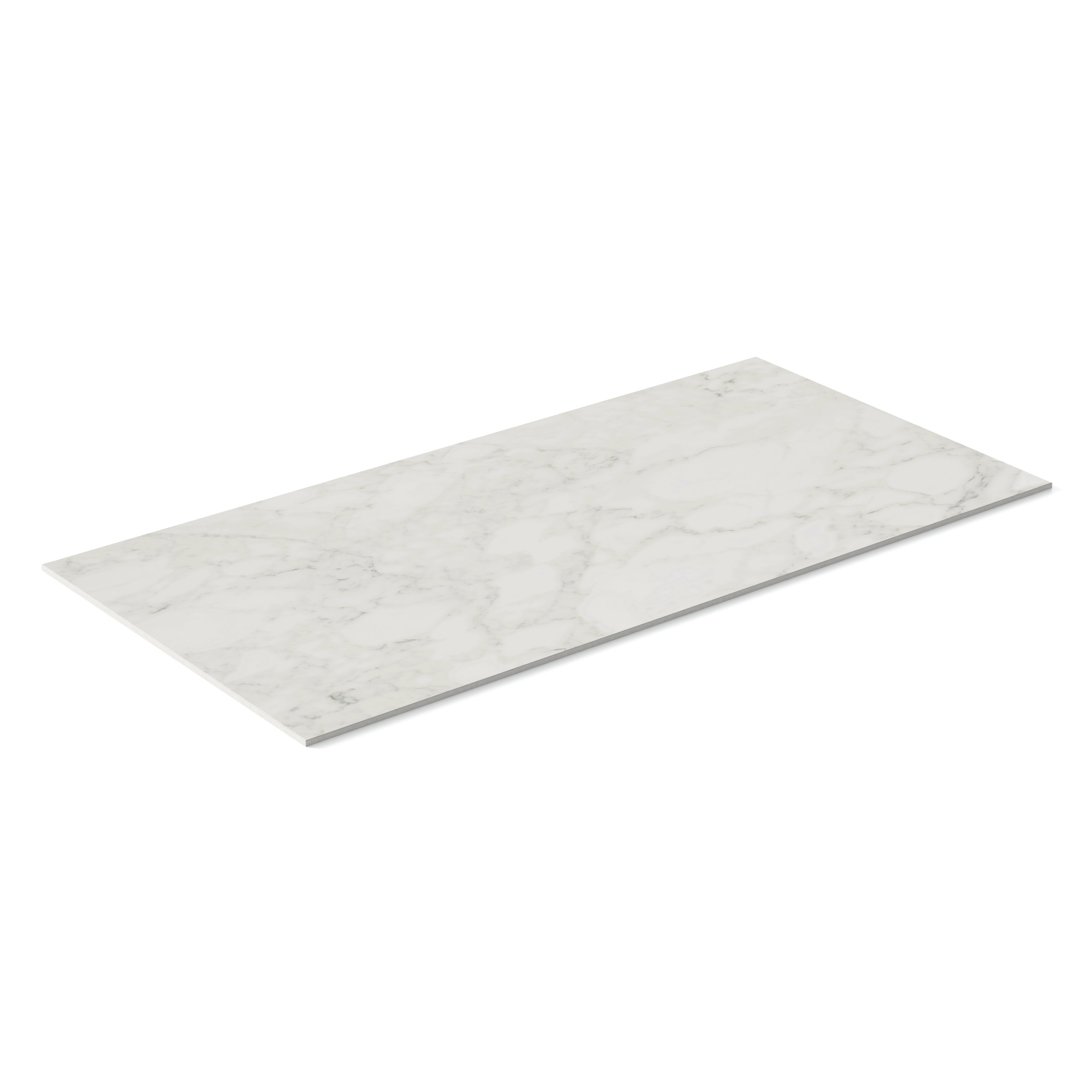 Aniston 24x48 Matte Porcelain Tile in Carrara Bianco