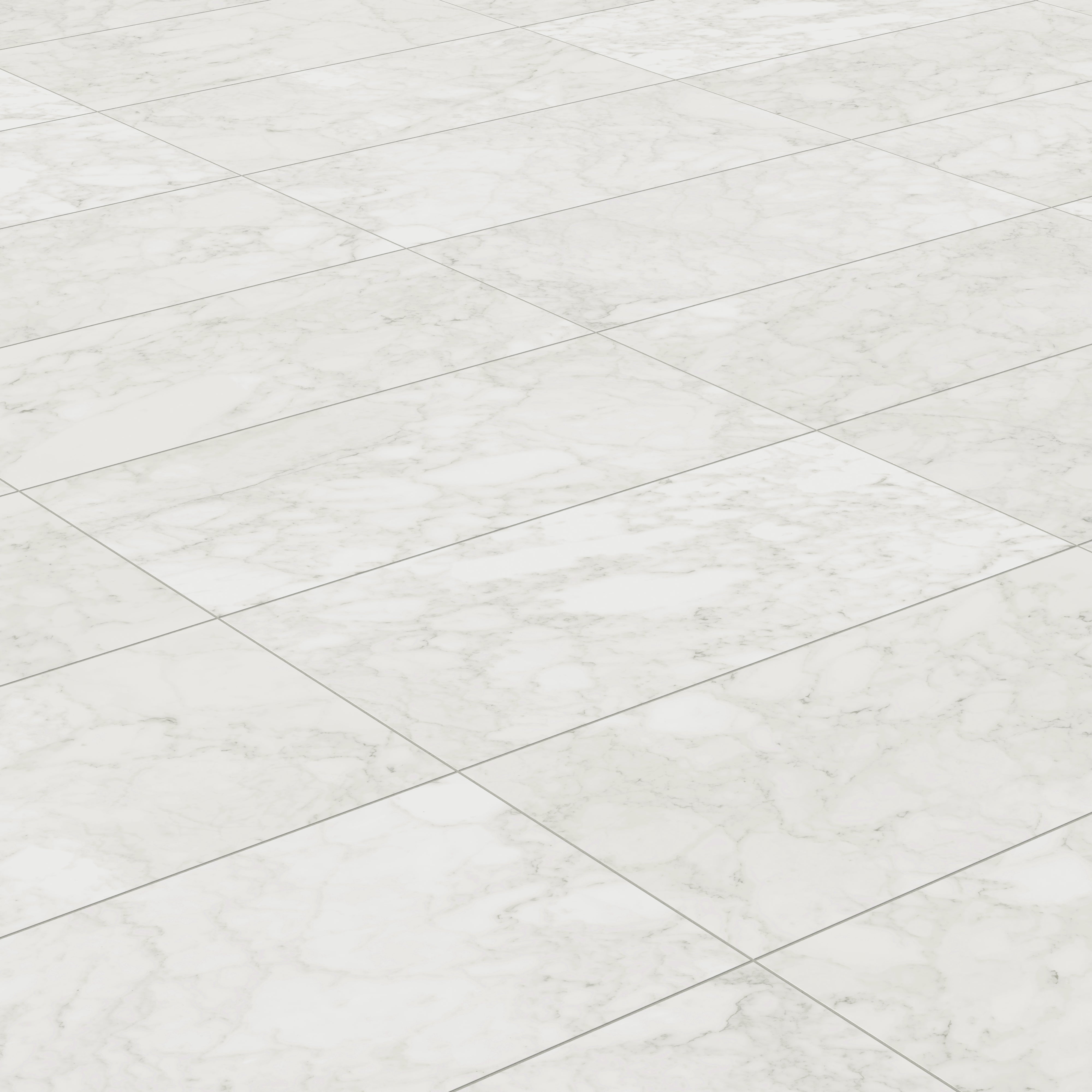 Aniston 24x48 Matte Porcelain Tile in Carrara Bianco