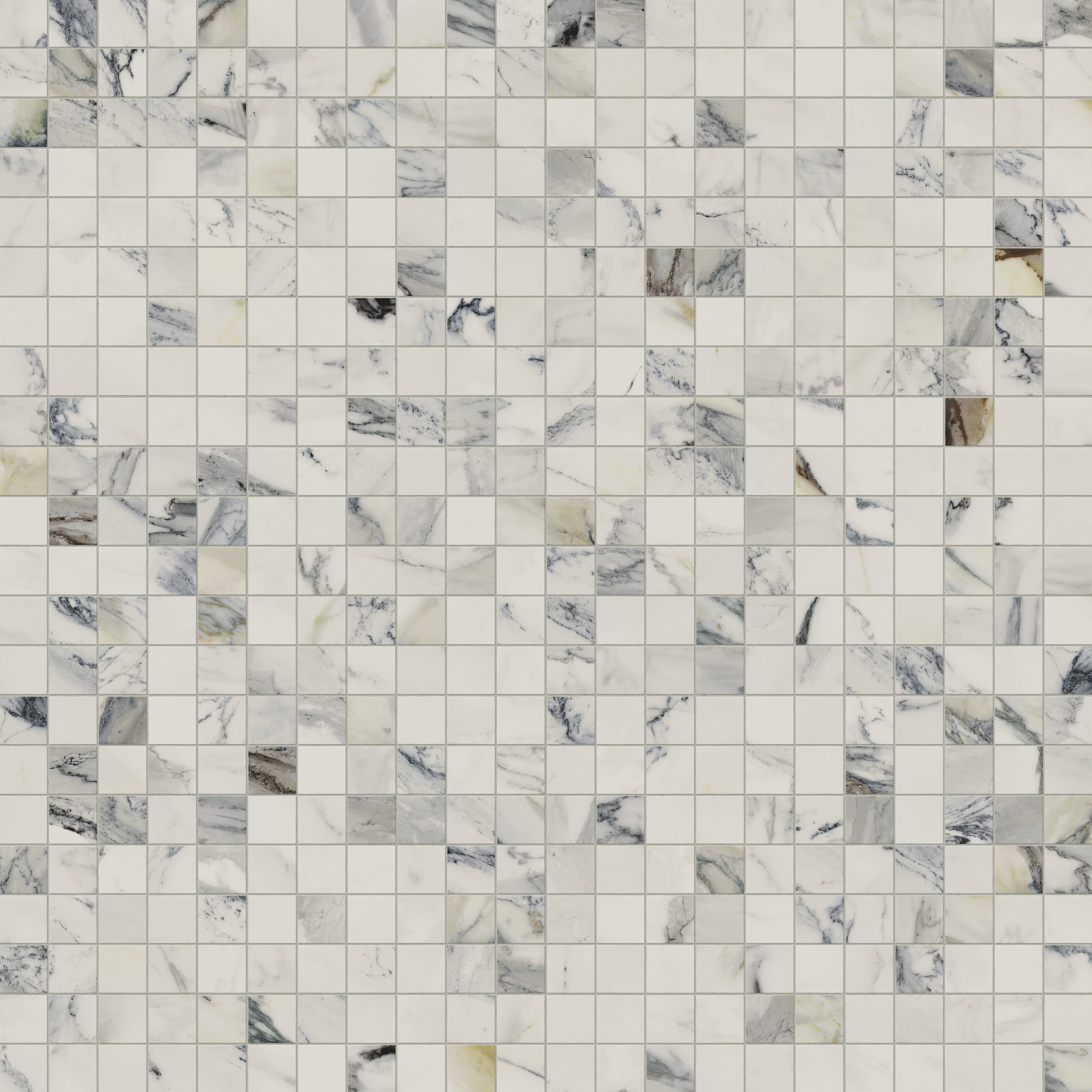 Aniston 2x2 Polished Porcelain Mosaic Tile in Calacatta Antico