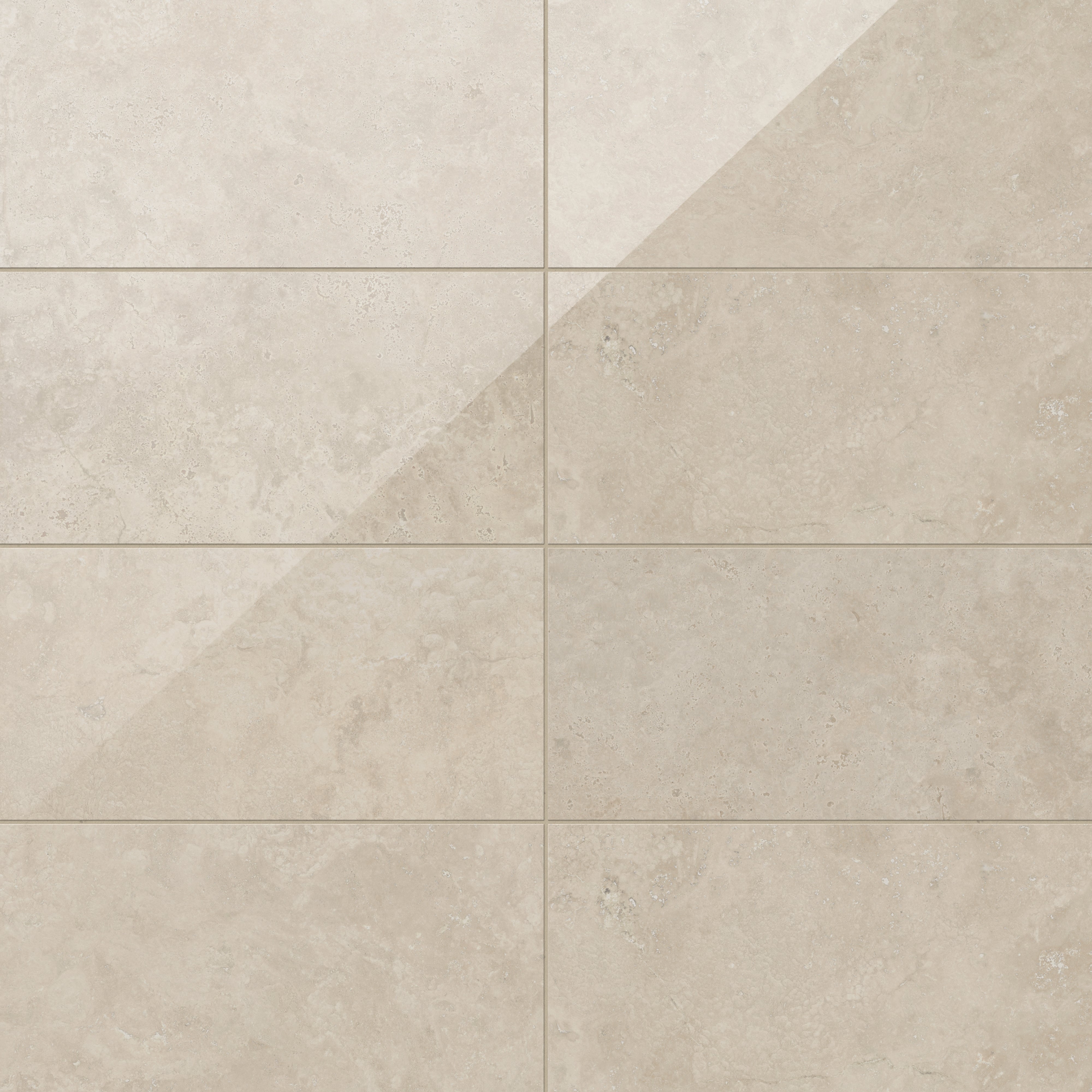 Leona 12x24 Polished Porcelain Tile in Marfil