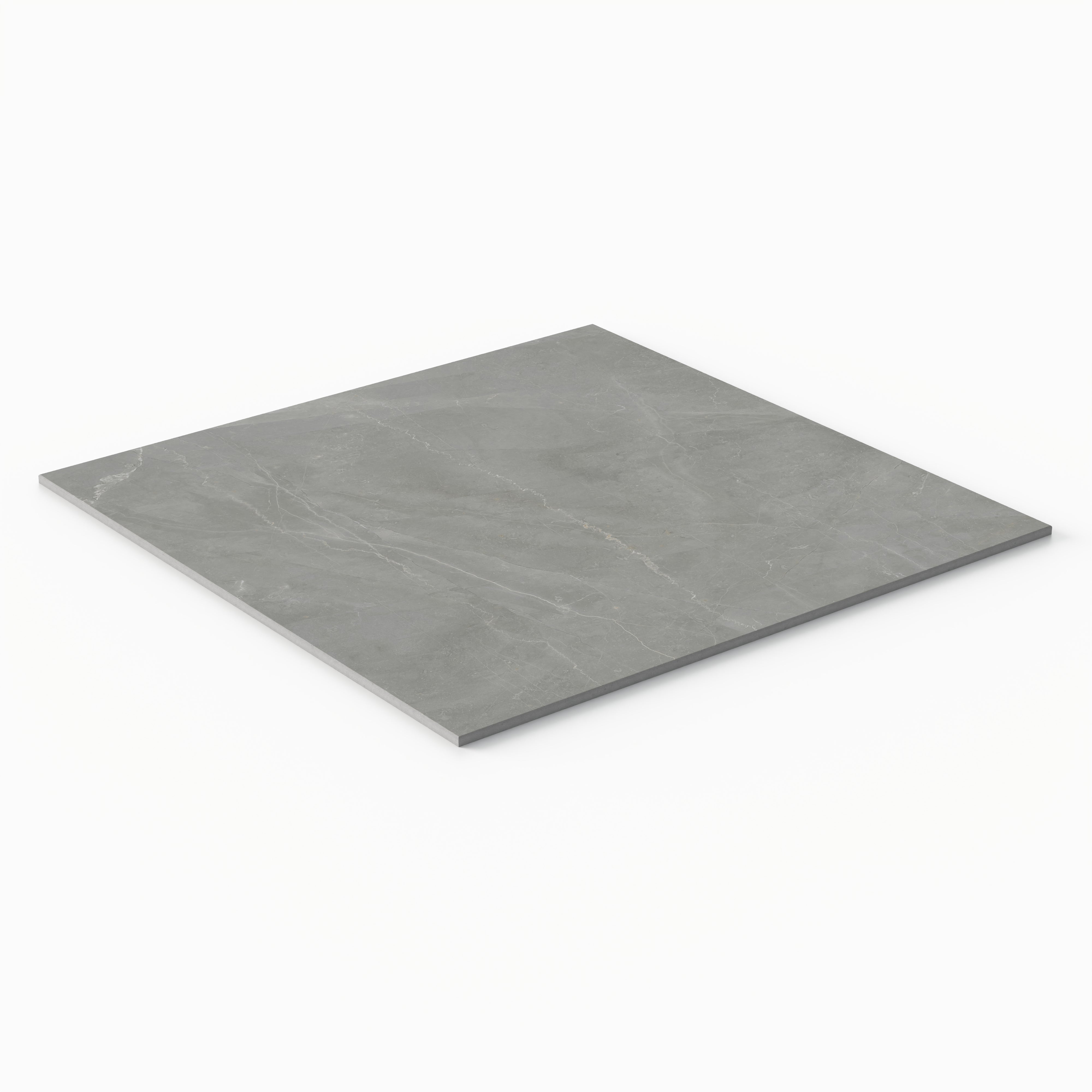 Leona 24x24 Matte Porcelain Tile in Amani Grey