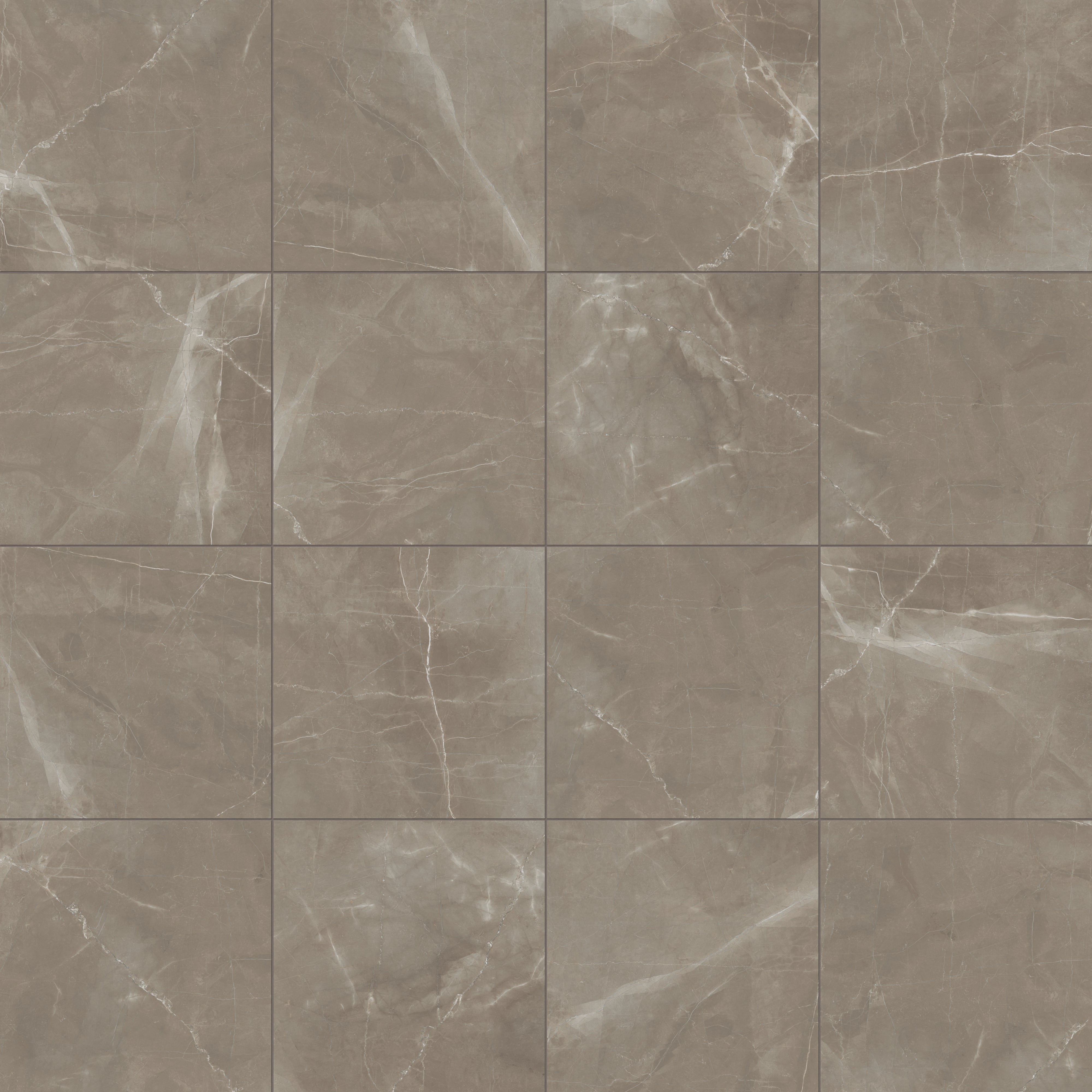 Leona 24x24 Matte Porcelain Tile in Amani Bronze