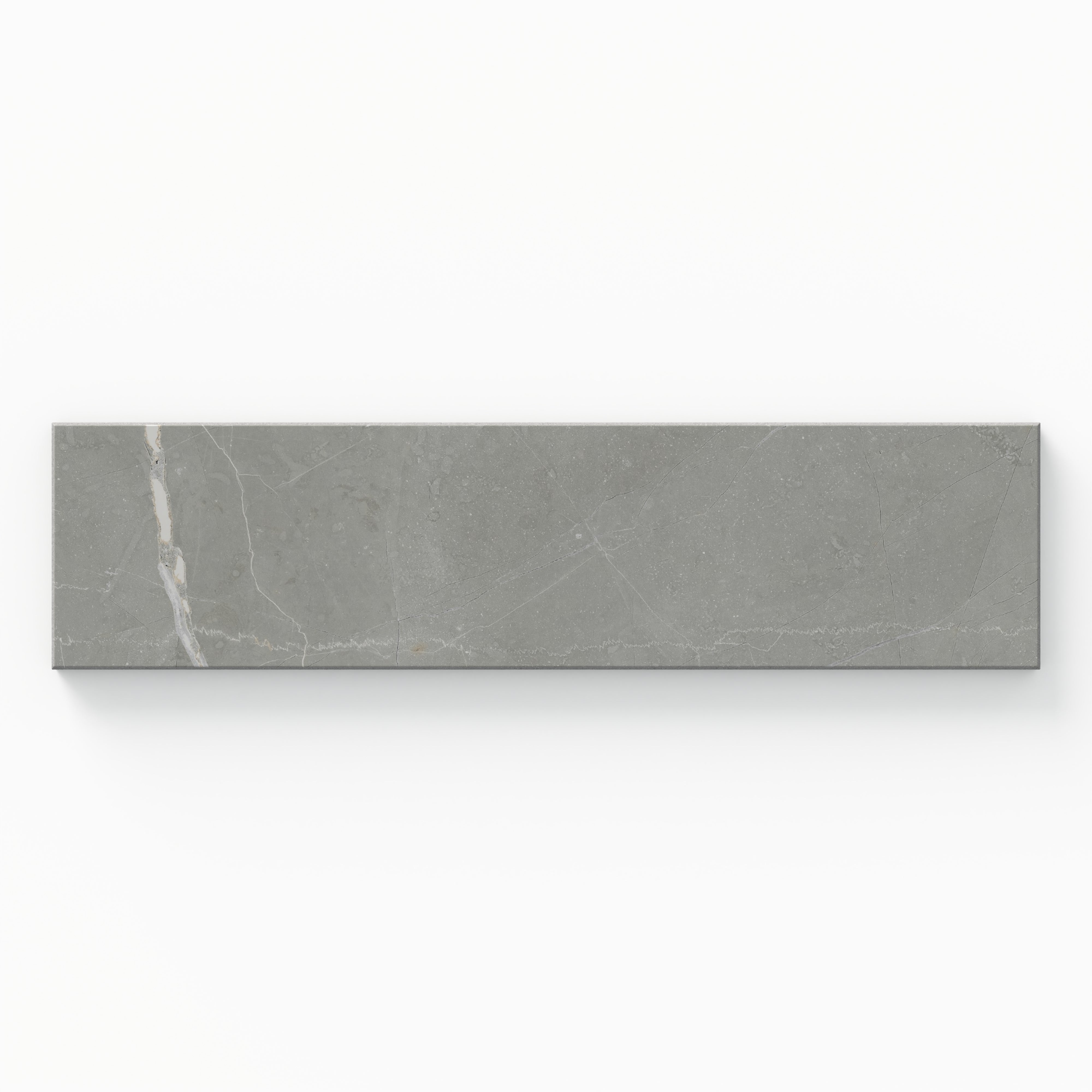 Leona 3x12 Polished Porcelain Tile in Amani Grey