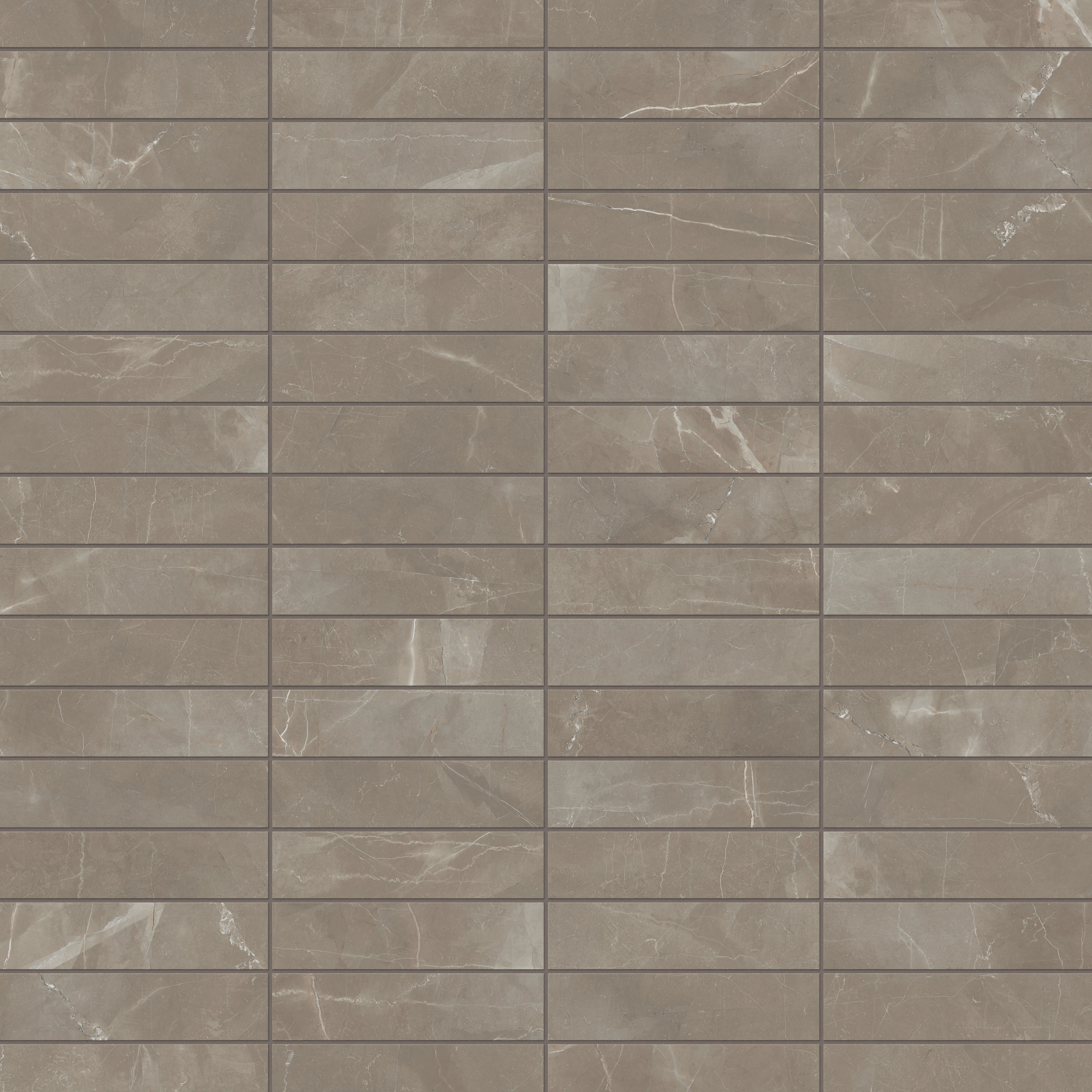 Leona 3x12 Polished Porcelain Tile in Amani Bronze