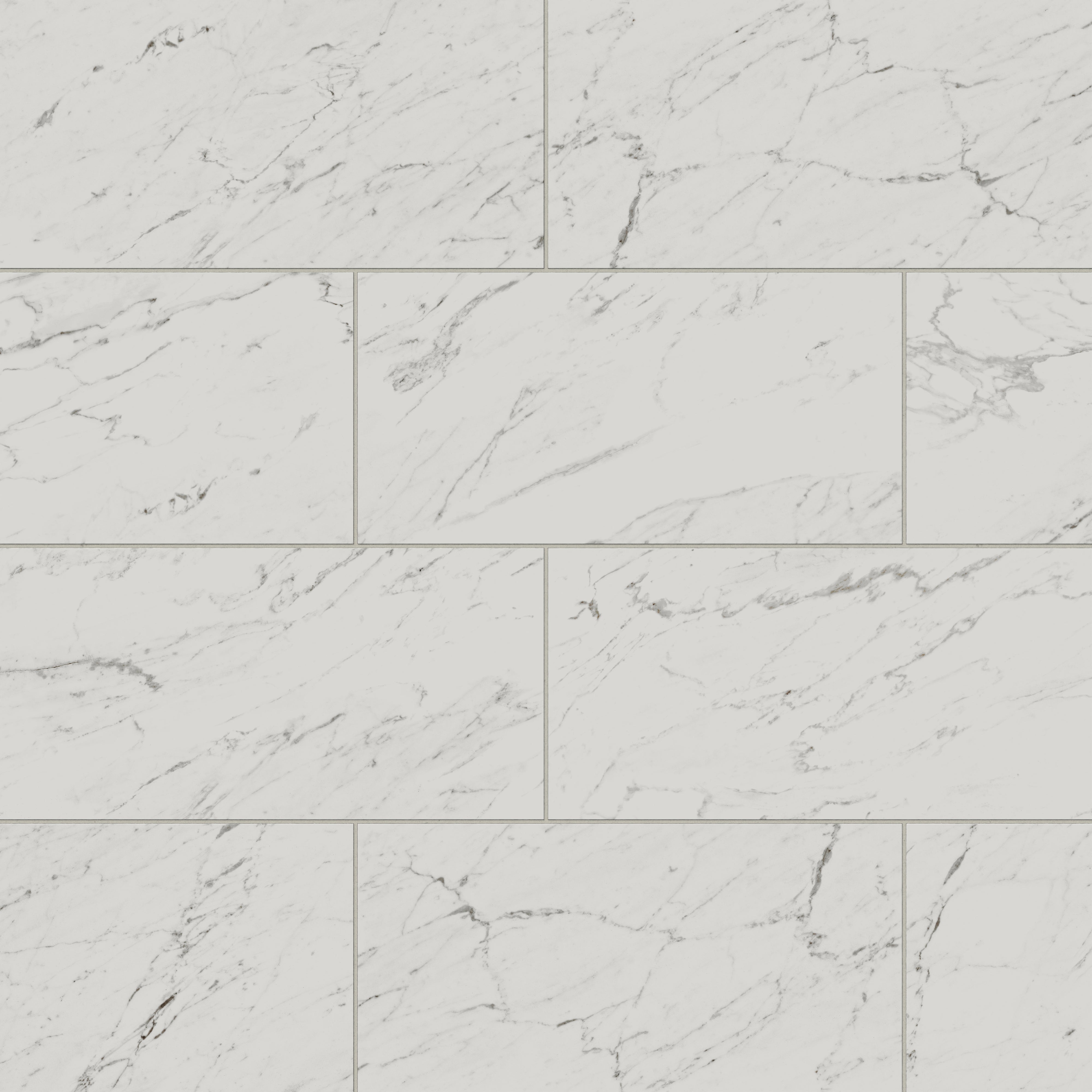 Blair 12x24 Matte Porcelain Tile in White Carrara