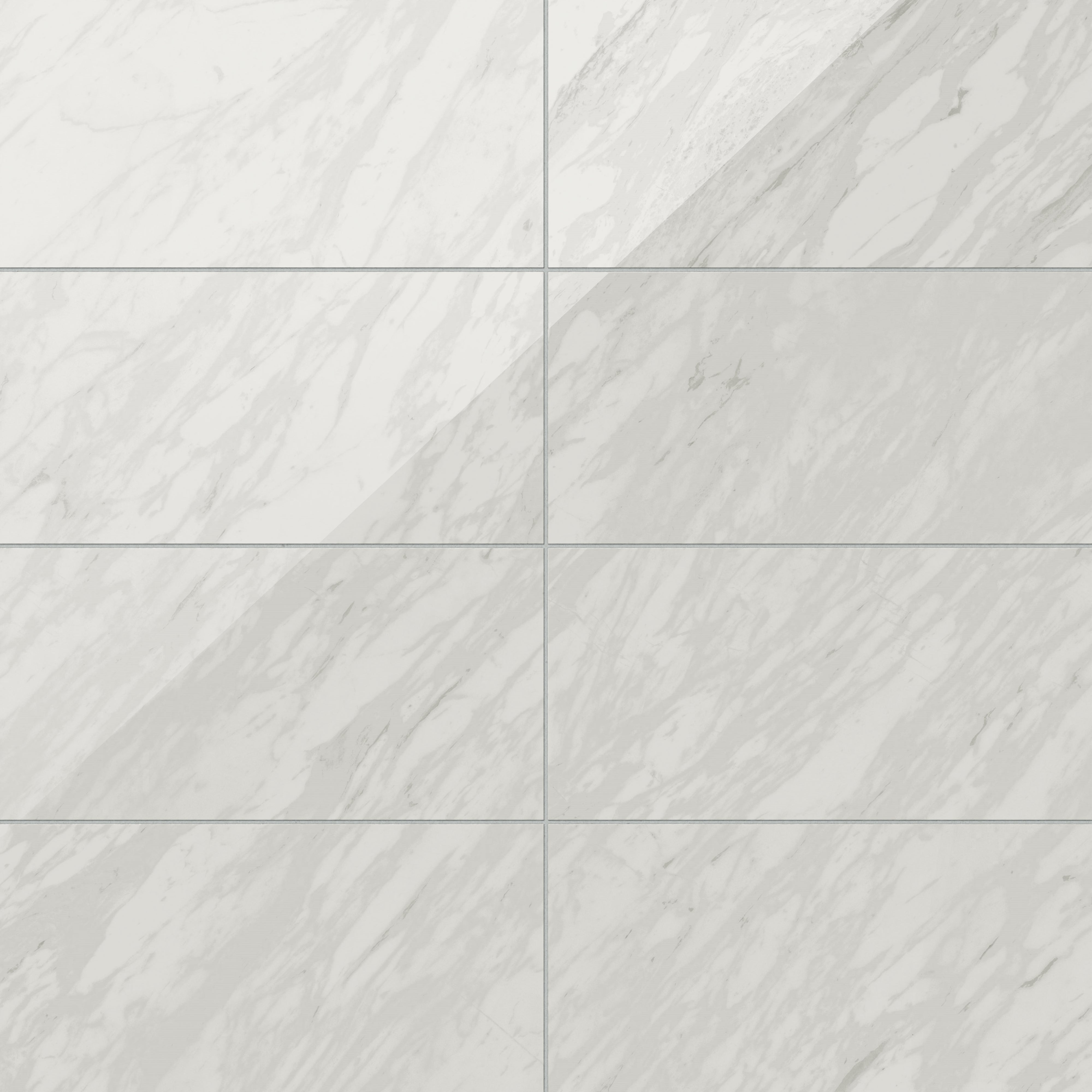 Blair 12x24 Polished Porcelain Tile in Volakas White