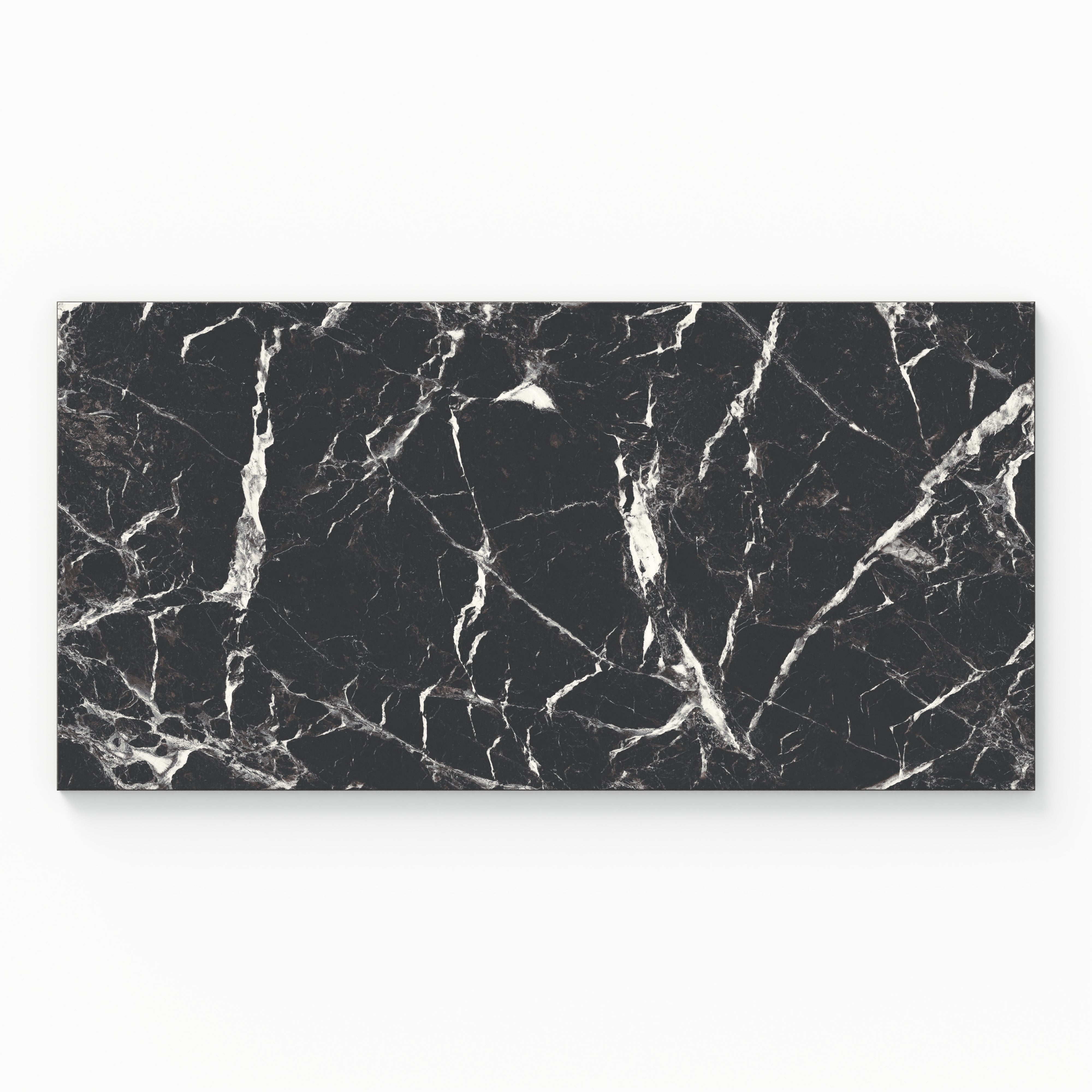 Blair 12x24 Polished Porcelain Tile in Marmo Black