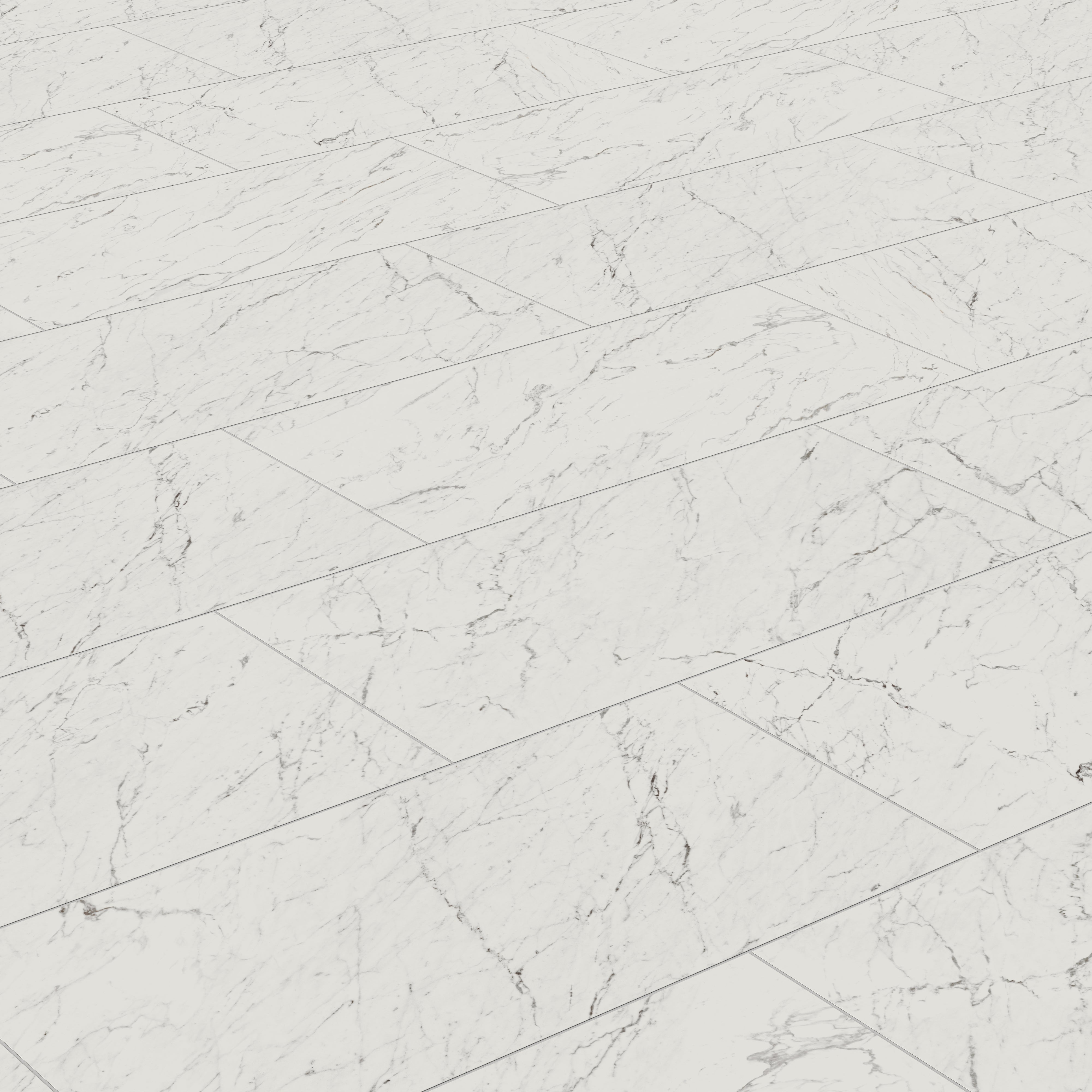 Blair 24x48 Matte Porcelain Tile in White Carrara