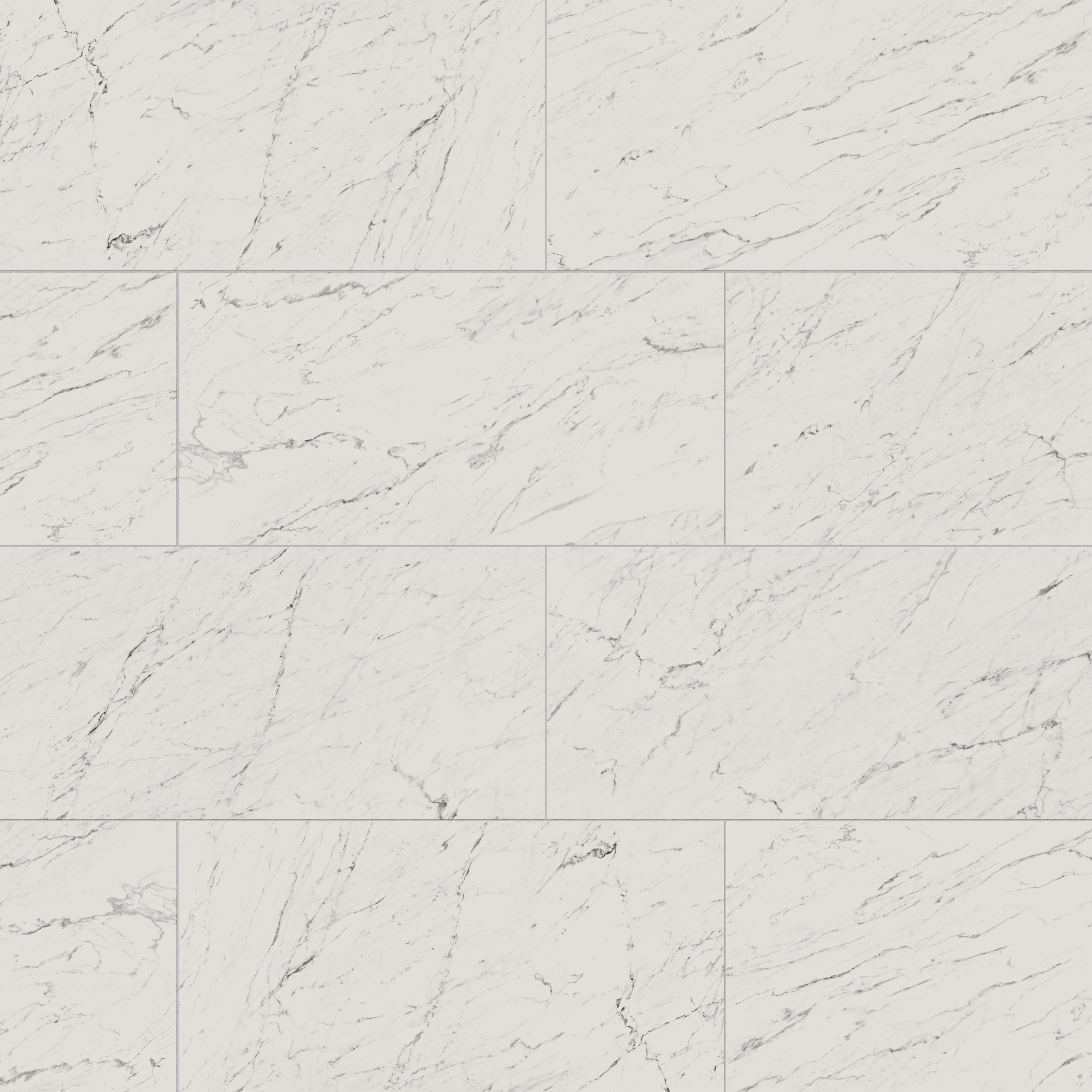 Blair 24x48 Matte Porcelain Tile in White Carrara