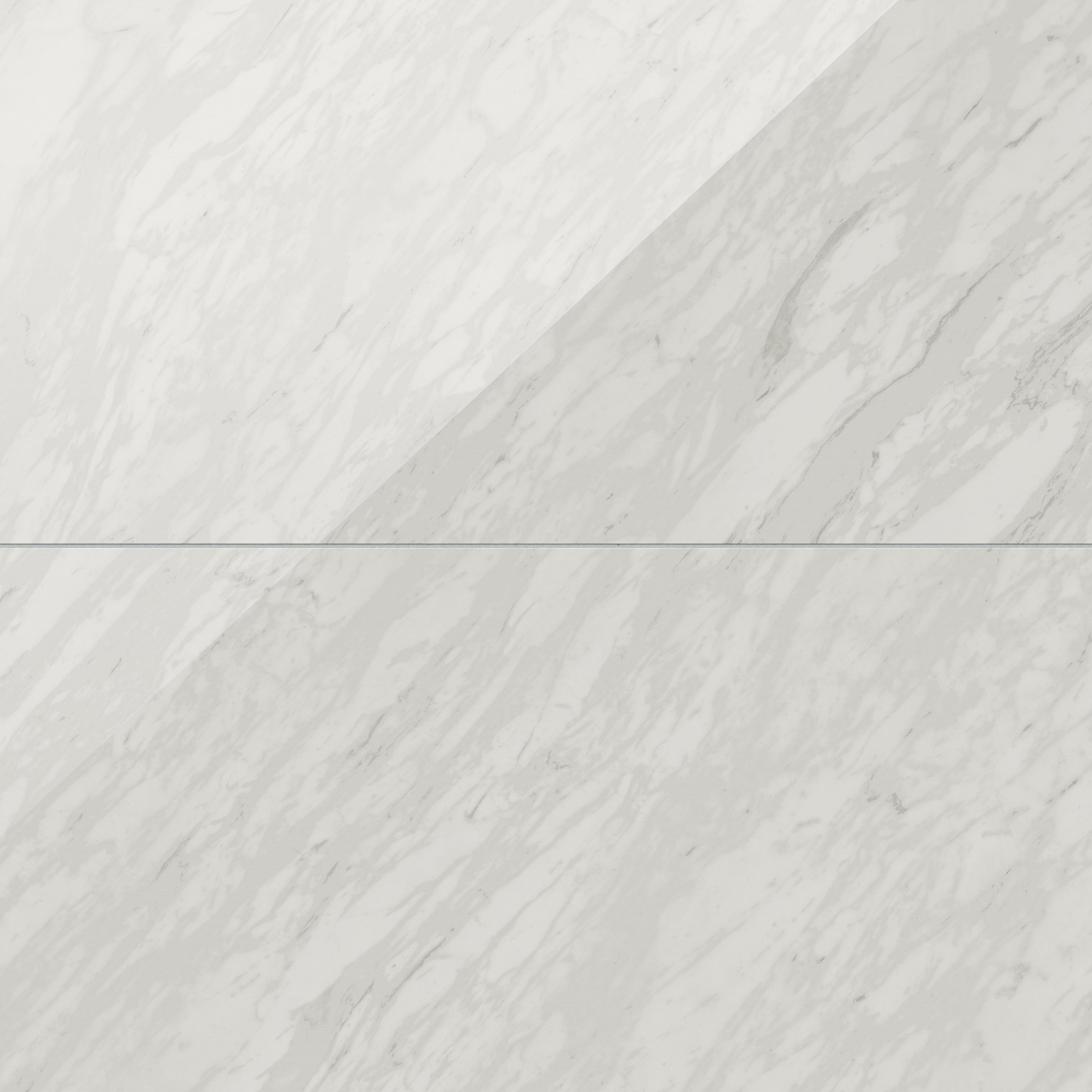 Blair 24x48 Polished Porcelain Tile in Volakas White