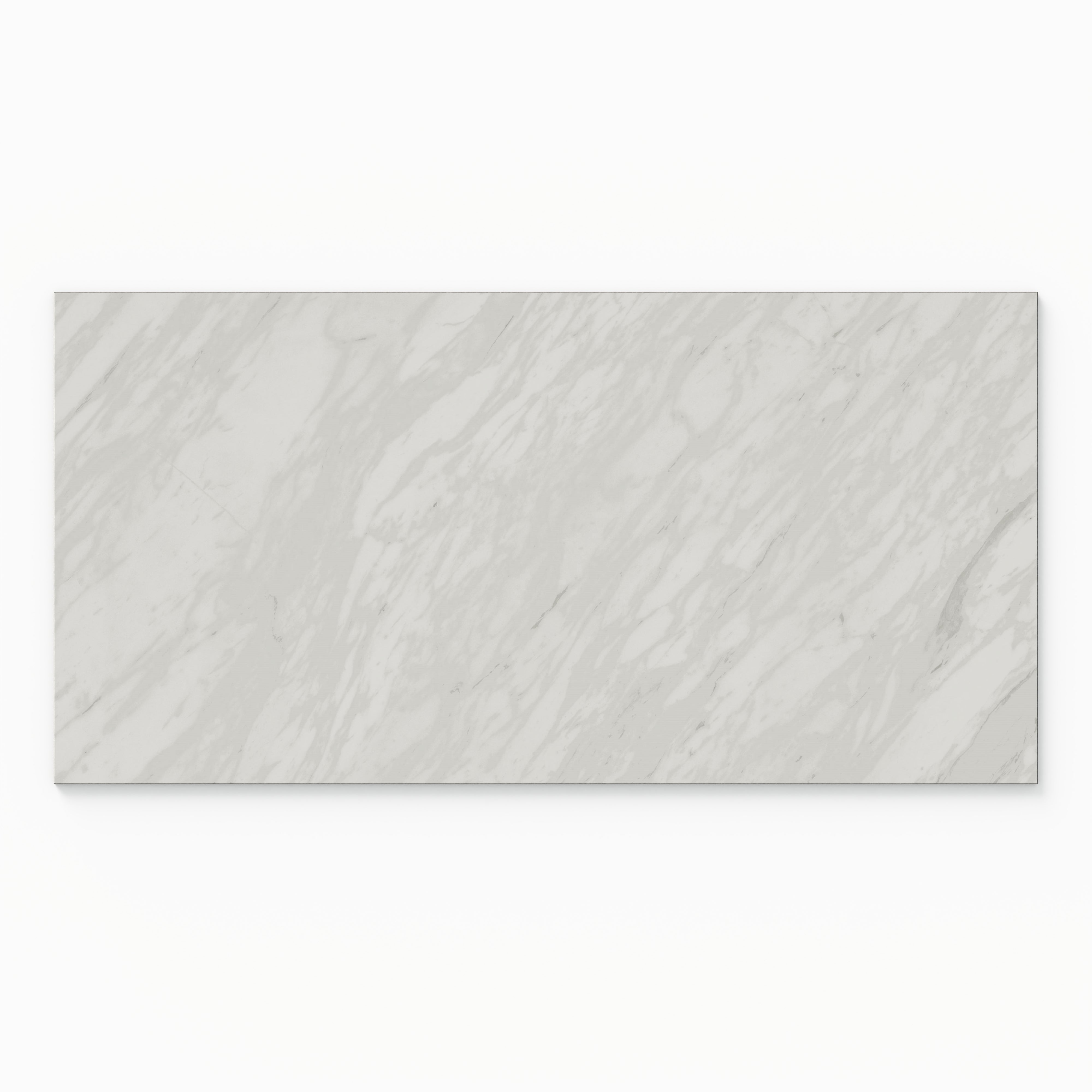 Blair 24x48 Polished Porcelain Tile in Volakas White