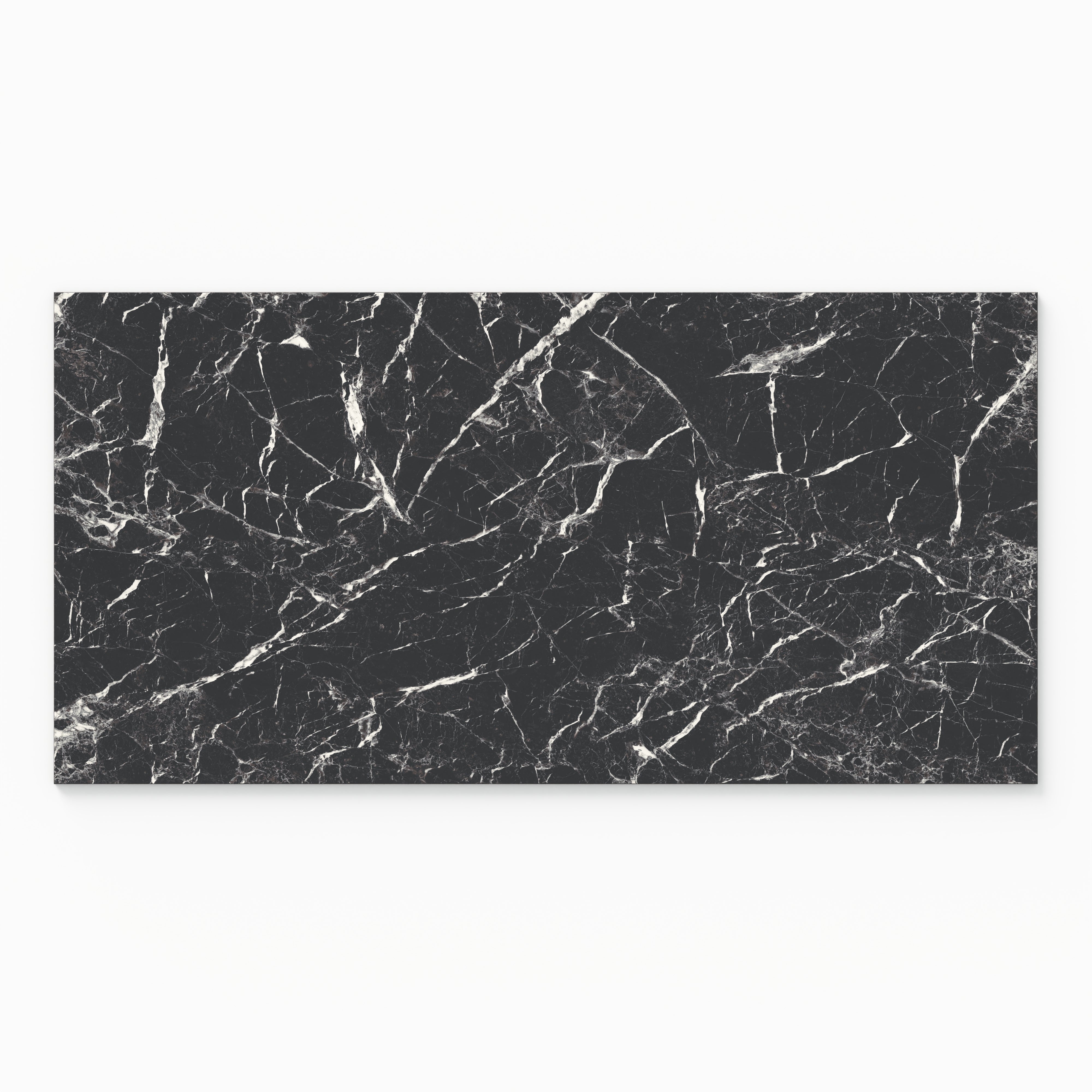 Blair 24x48 Polished Porcelain Tile in Marmo Black