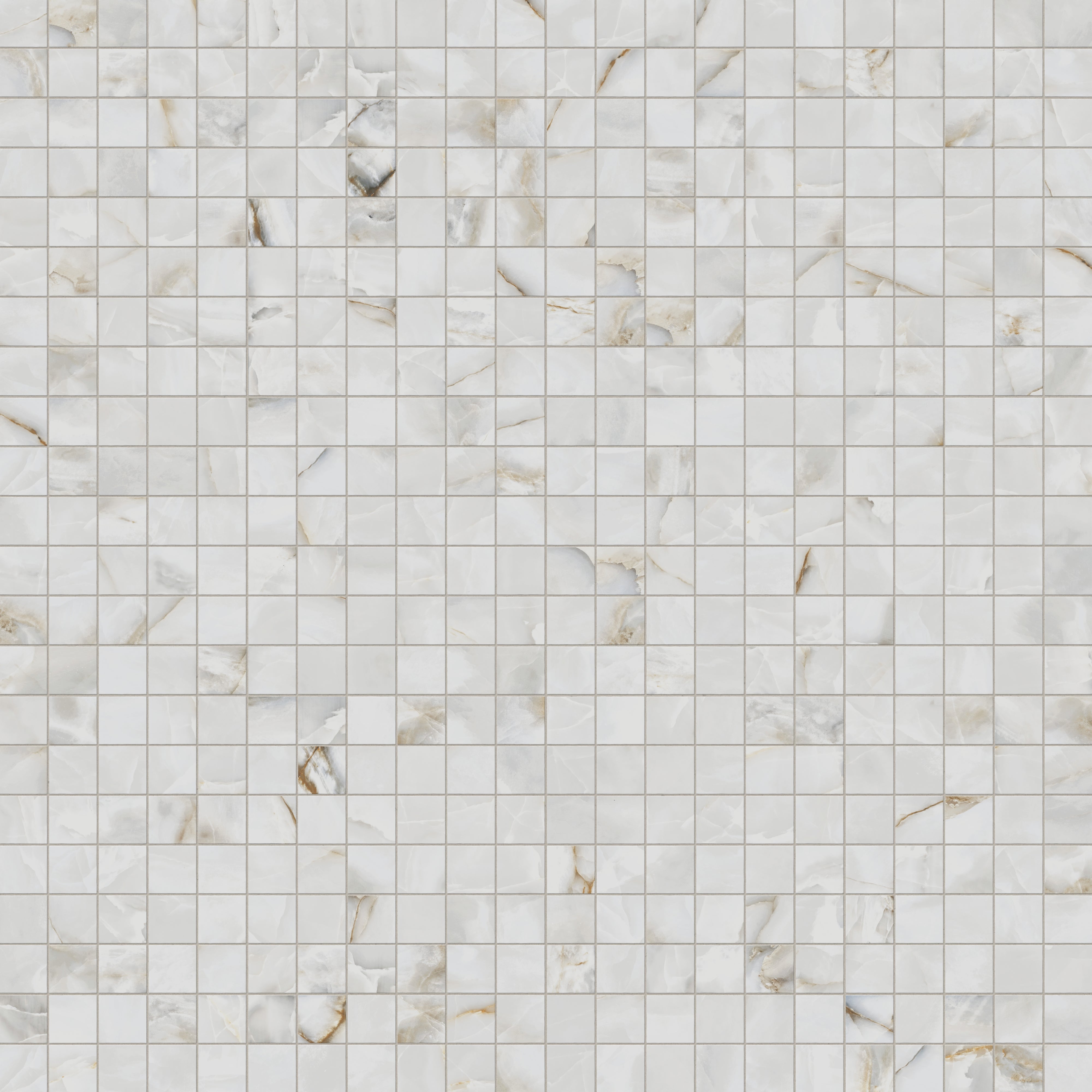 Astrid 2x2 Polished Porcelain Mosaic Tile in Pearl