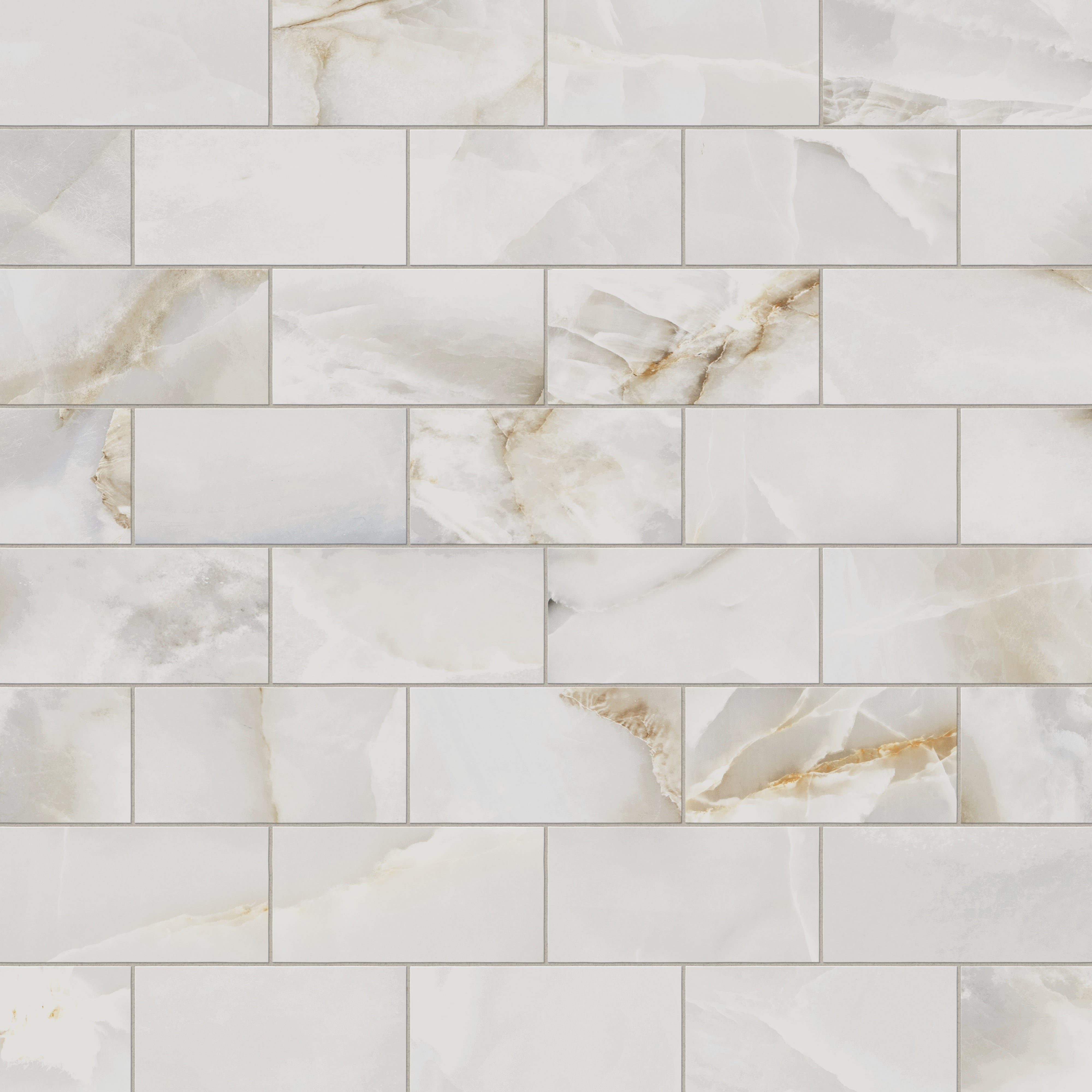 Astrid 3x6 Matte Porcelain Mosaic Tile in Pearl