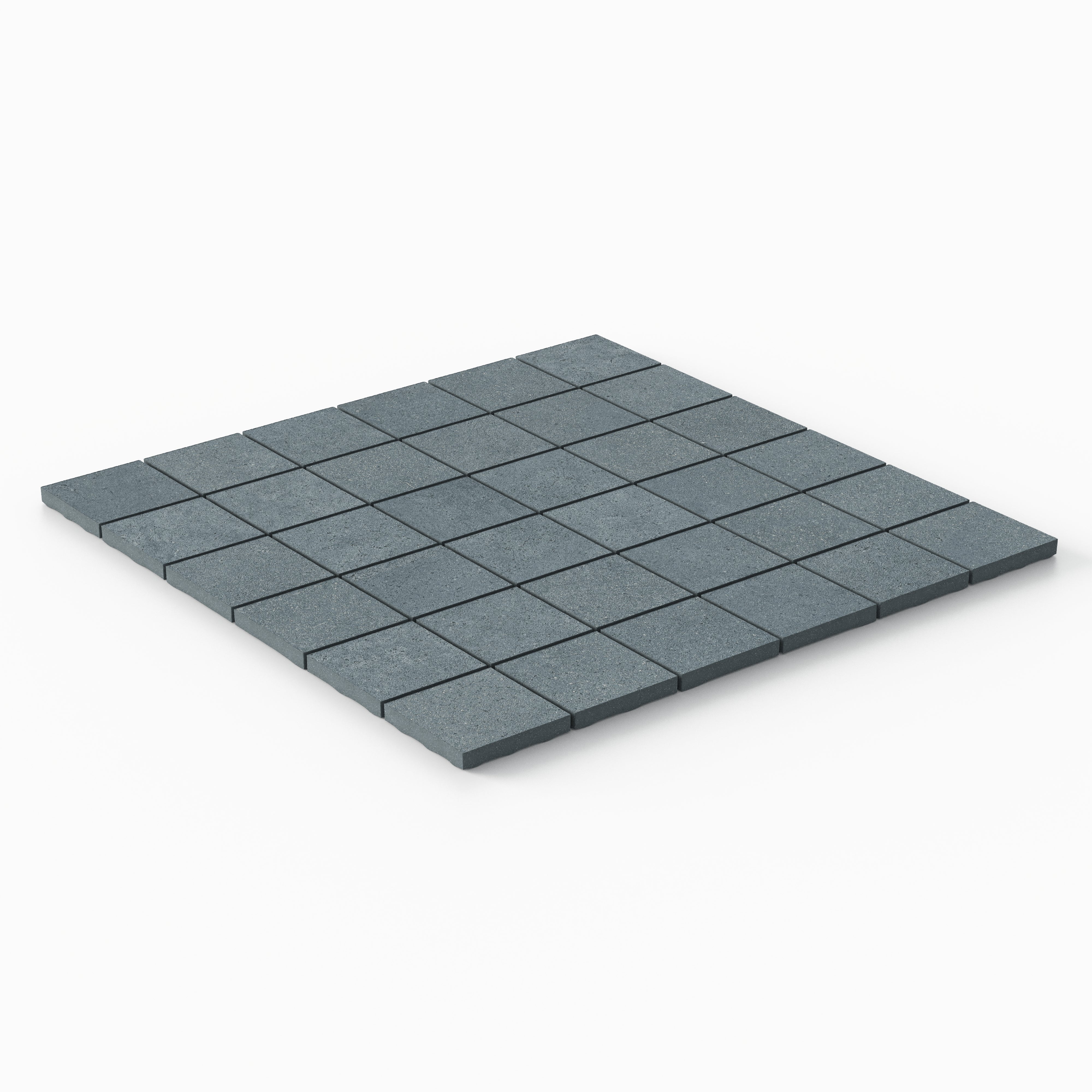 Palmer 2x2 Matte Porcelain Mosaic Tile in Blue