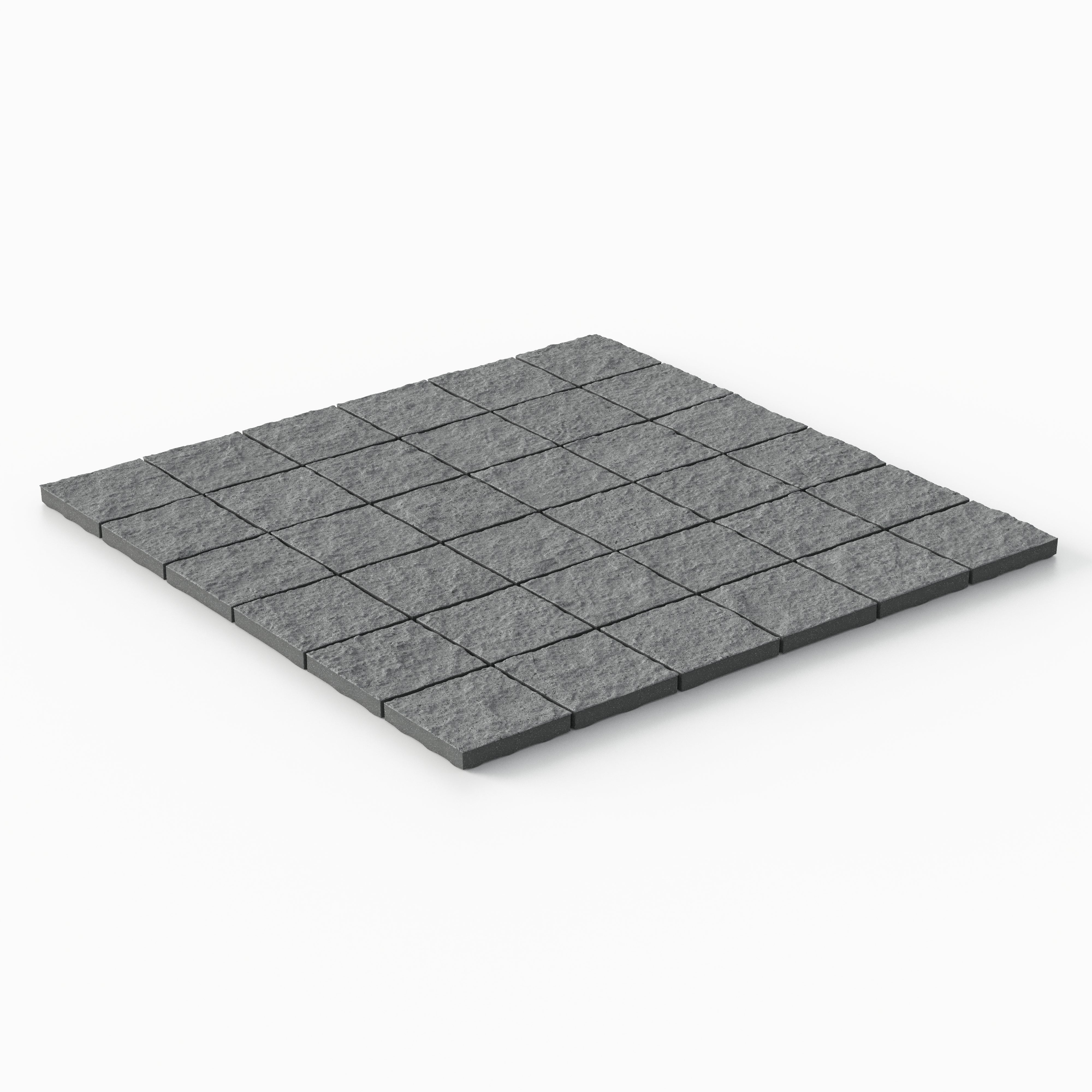 Palmer 2x2 Raw Porcelain Mosaic Tile in Grey