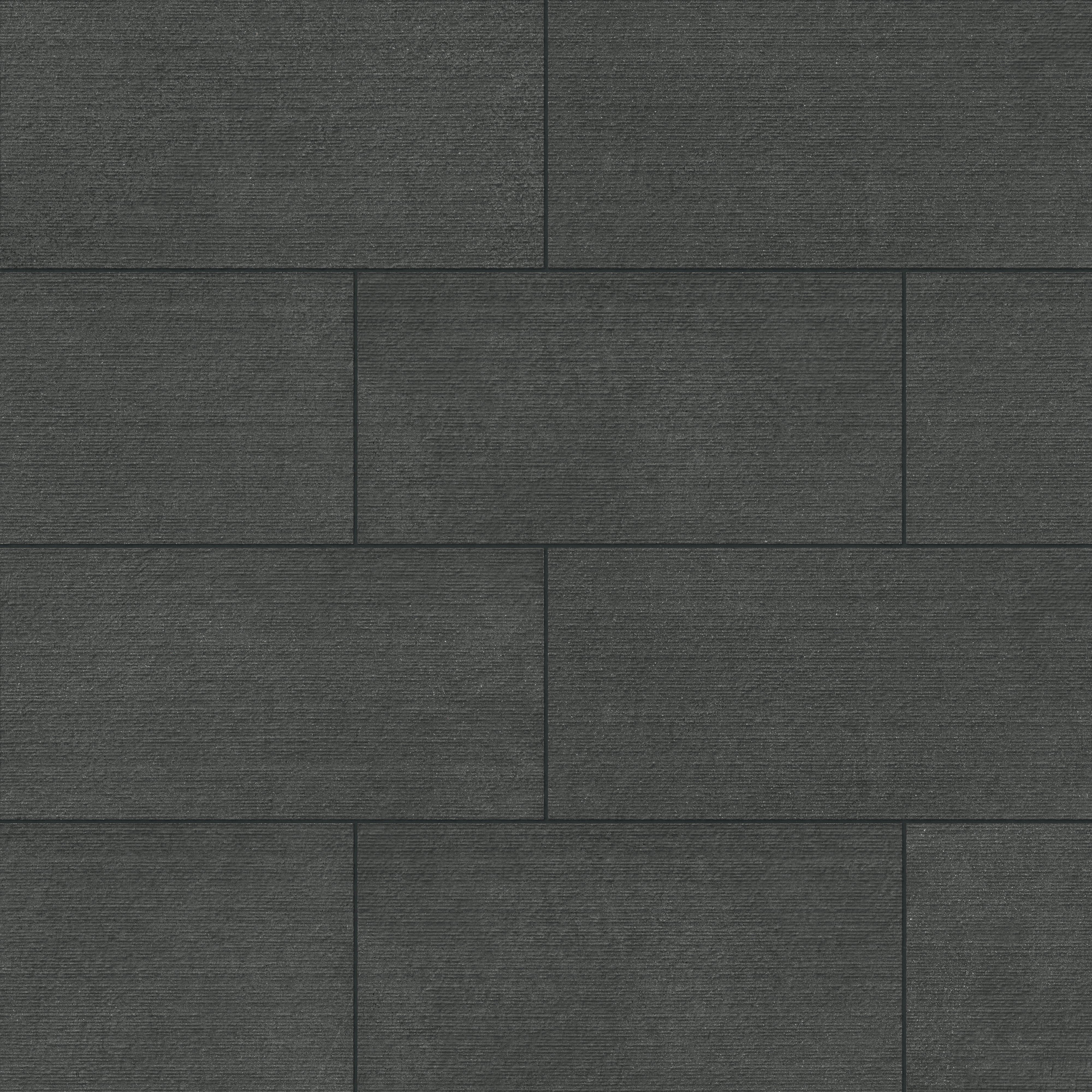 Palmer 12x24 Chiseled Porcelain Tile in Nero