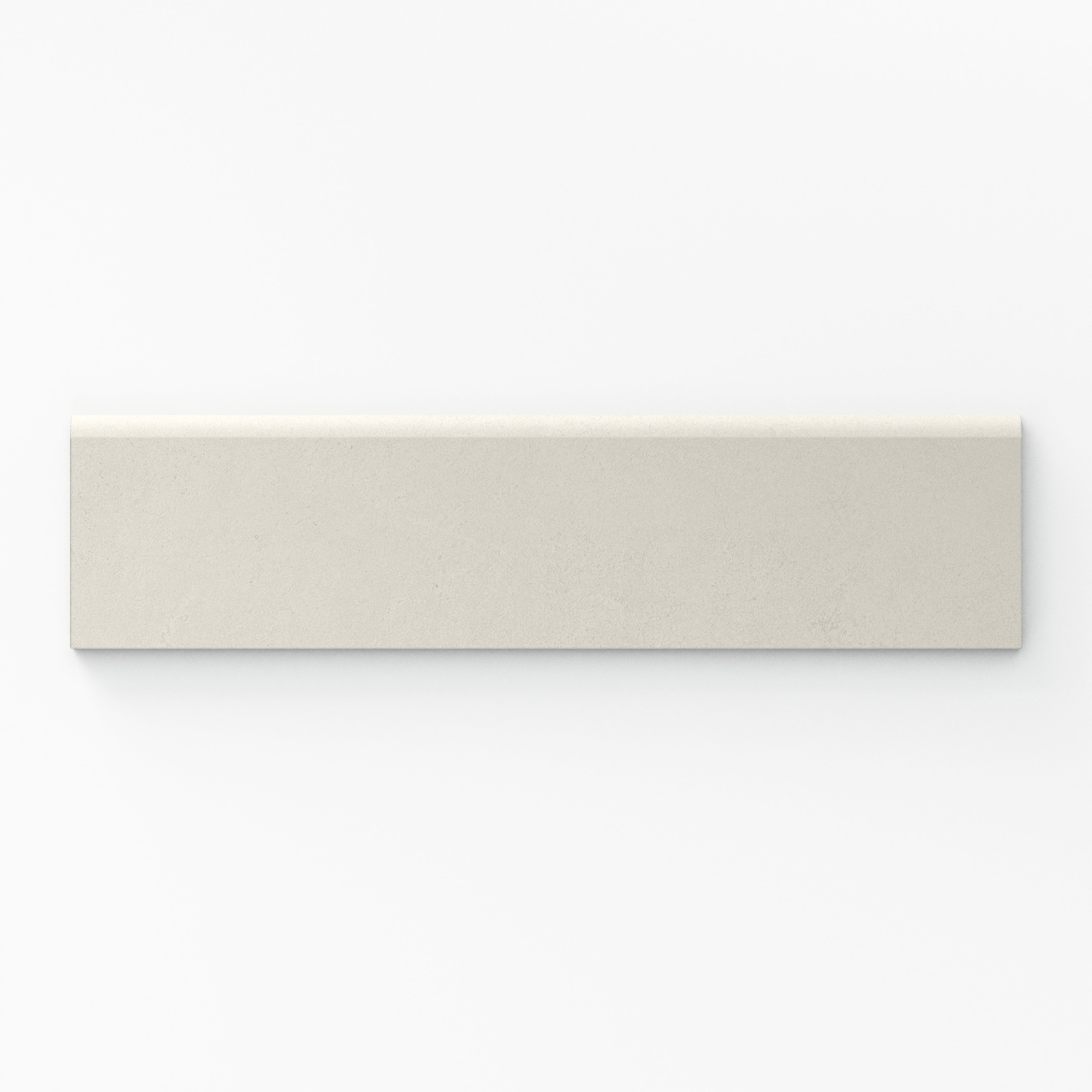 Palmer 3x12 Matte Porcelain Bullnose Tile in White