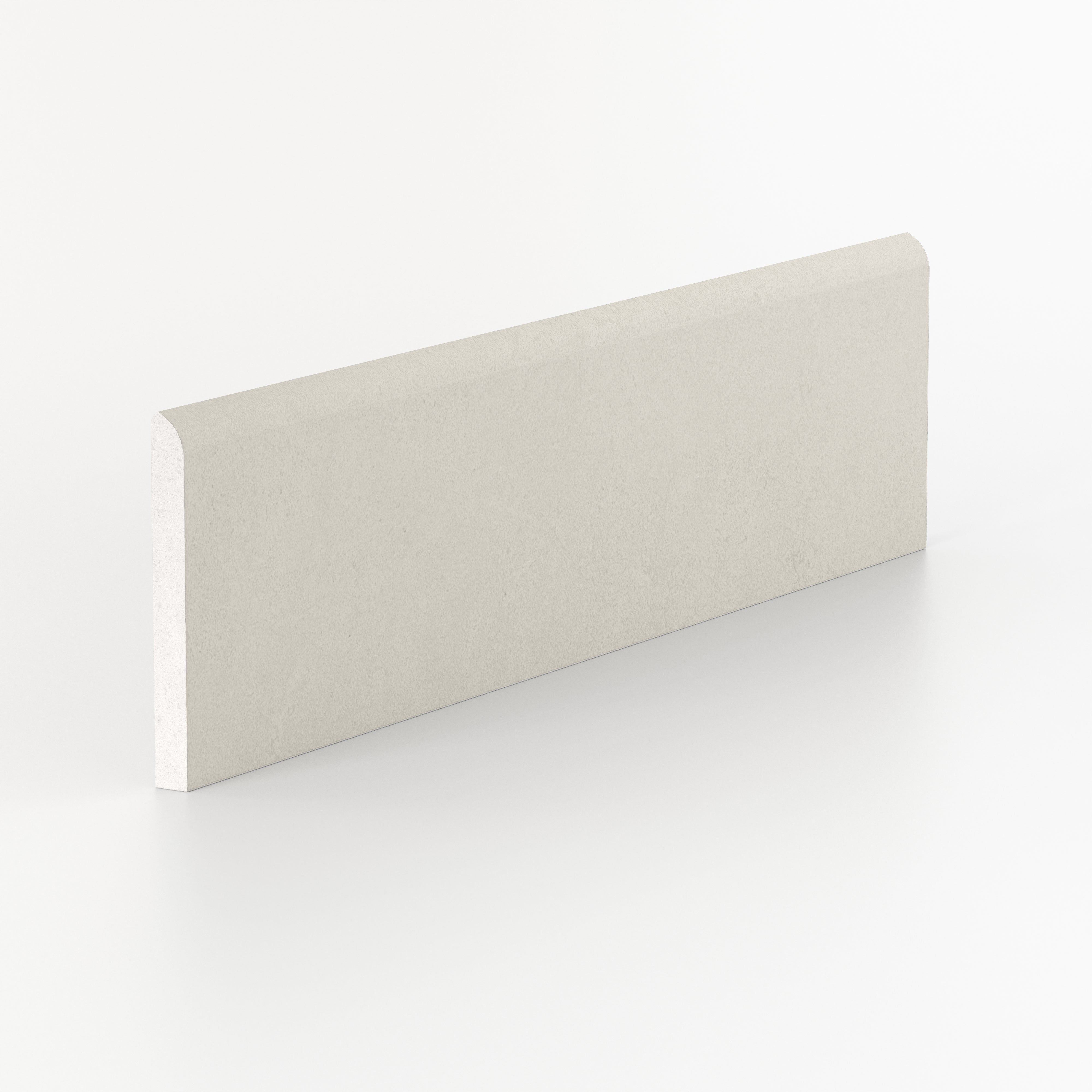 Palmer 3x12 Matte Porcelain Bullnose Tile in White