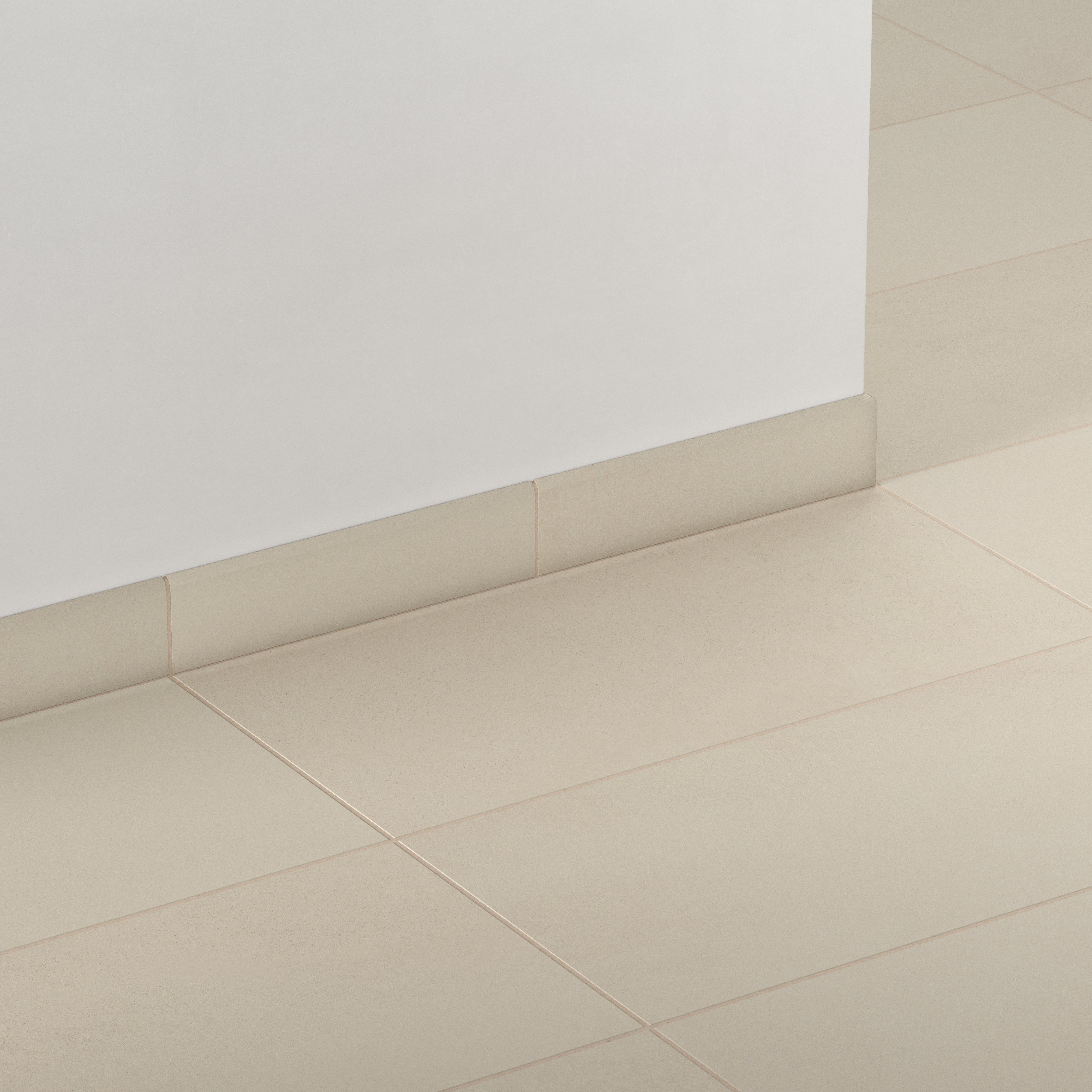 Palmer 3x12 Matte Porcelain Bullnose Tile in Natural