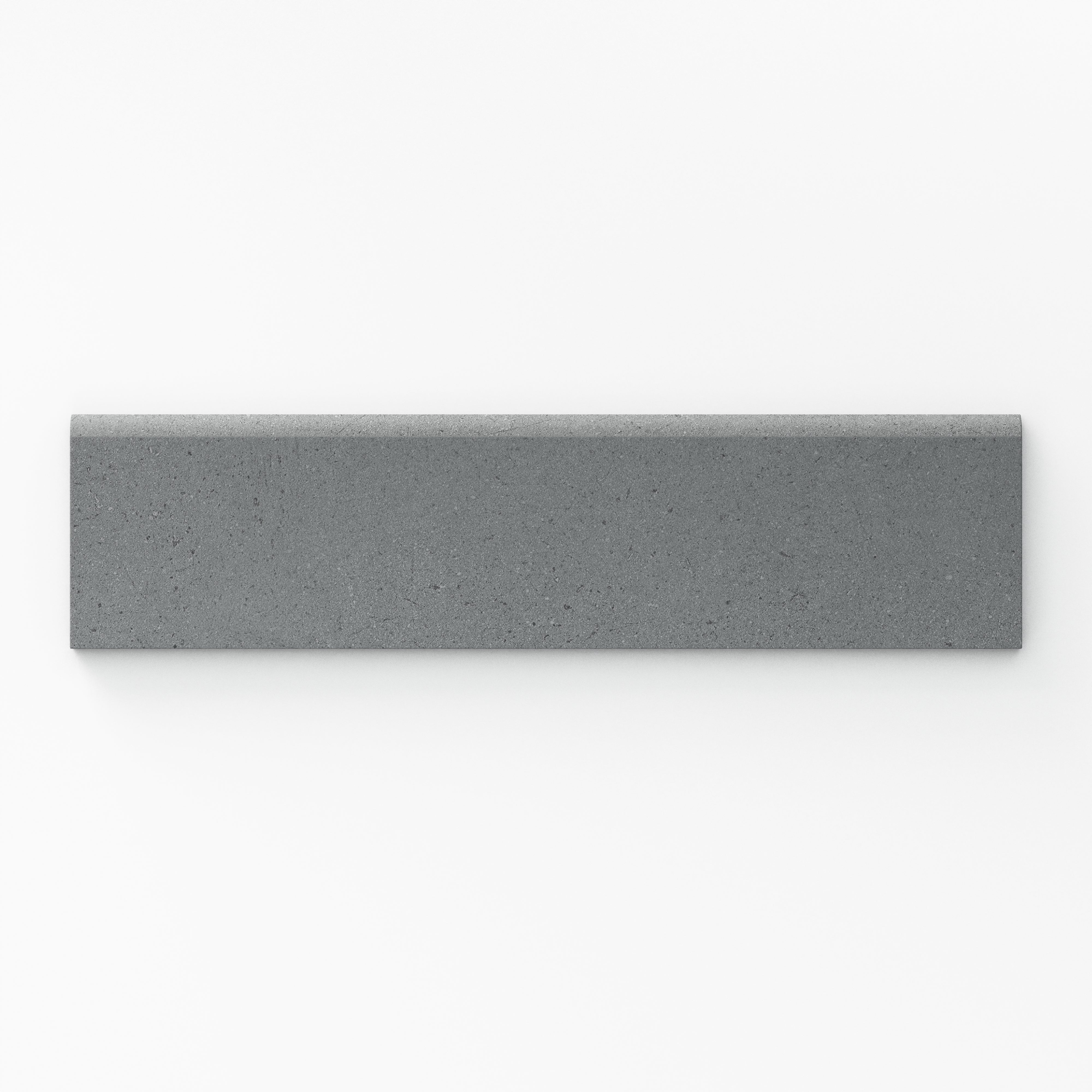 Palmer 3x12 Matte Porcelain Bullnose Tile in Grey