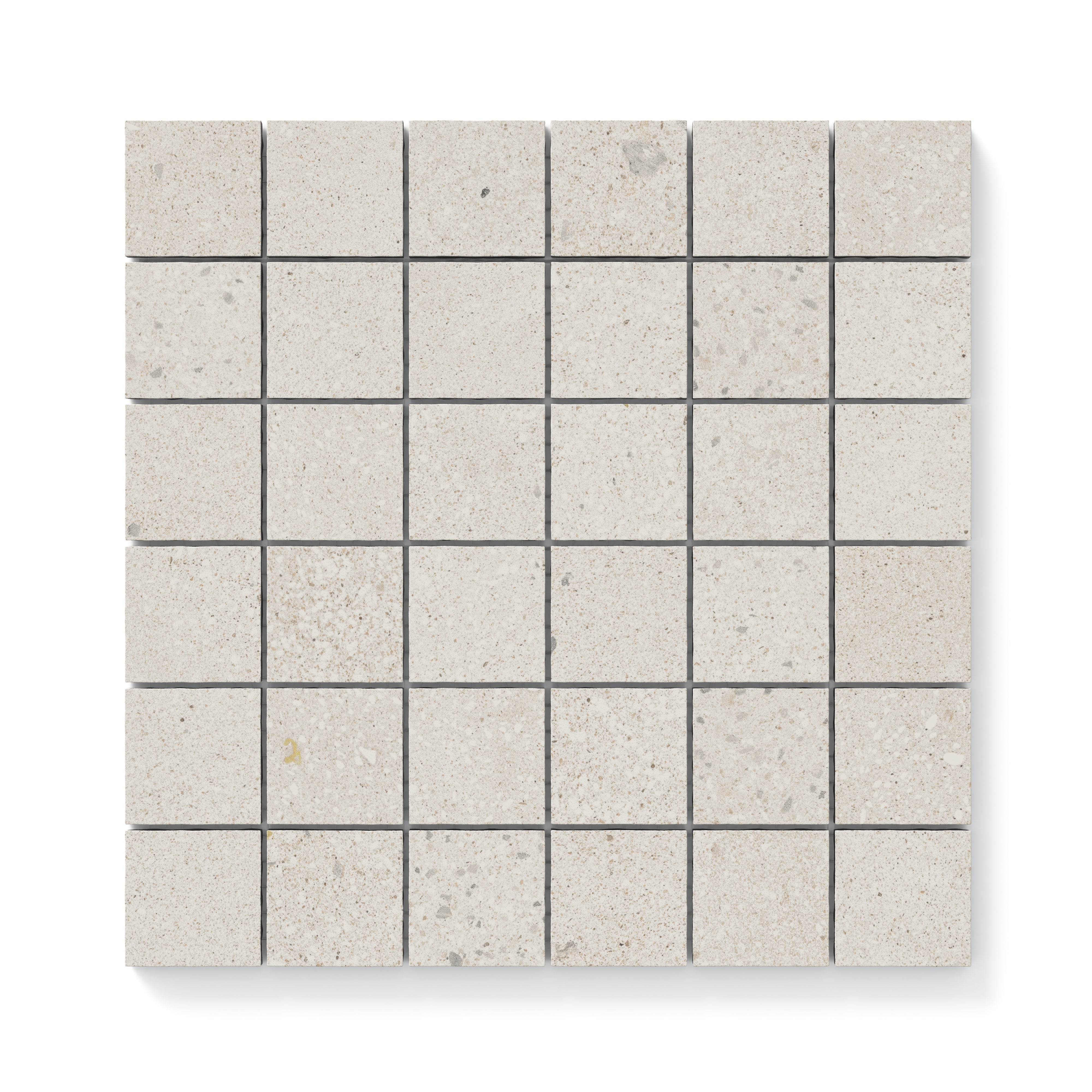 Sloane 2x2 Matte Porcelain Mosaic Tile in Pearl