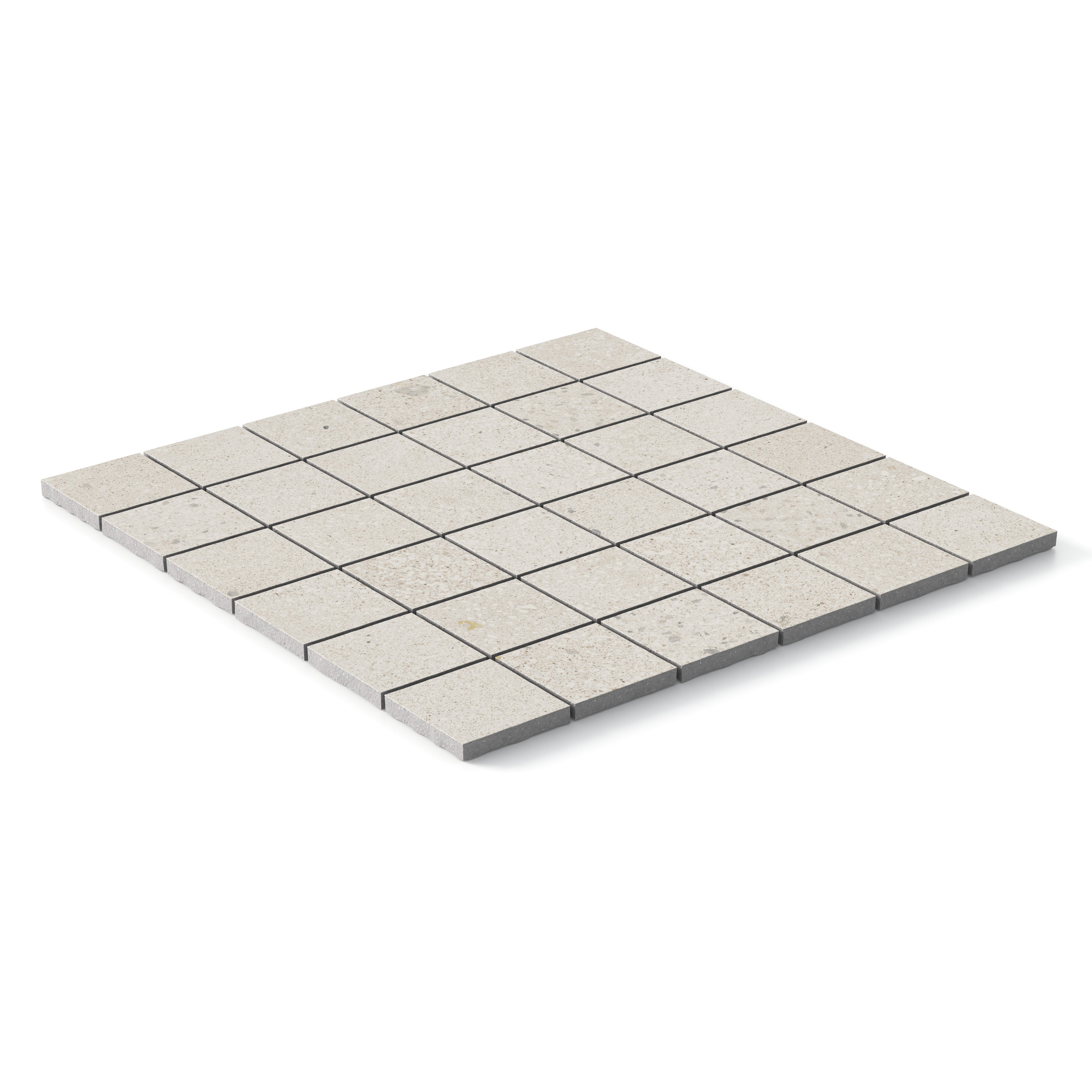 Sloane 2x2 Matte Porcelain Mosaic Tile in Pearl