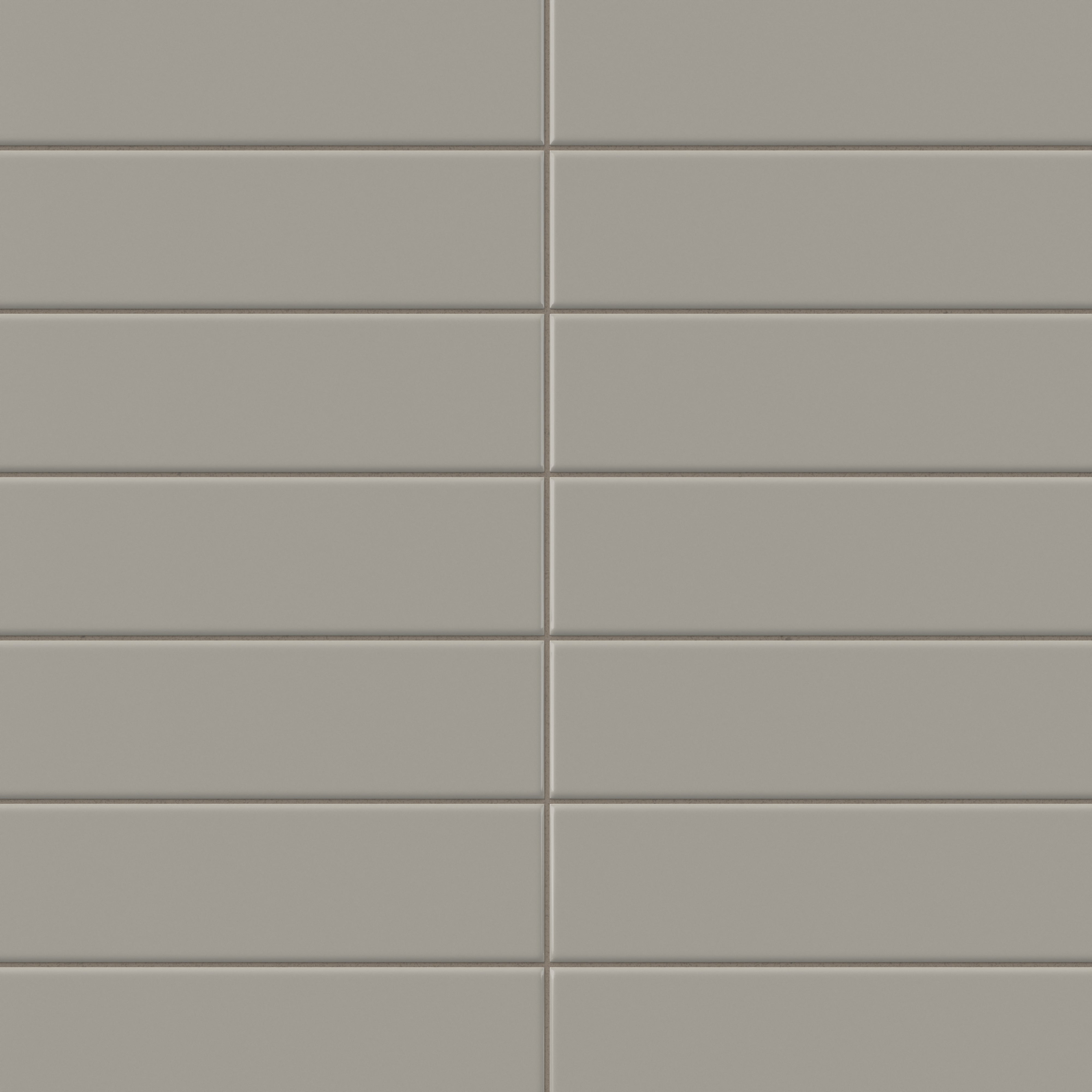 Polly 3x10 Satin Ceramic Tile in Grey