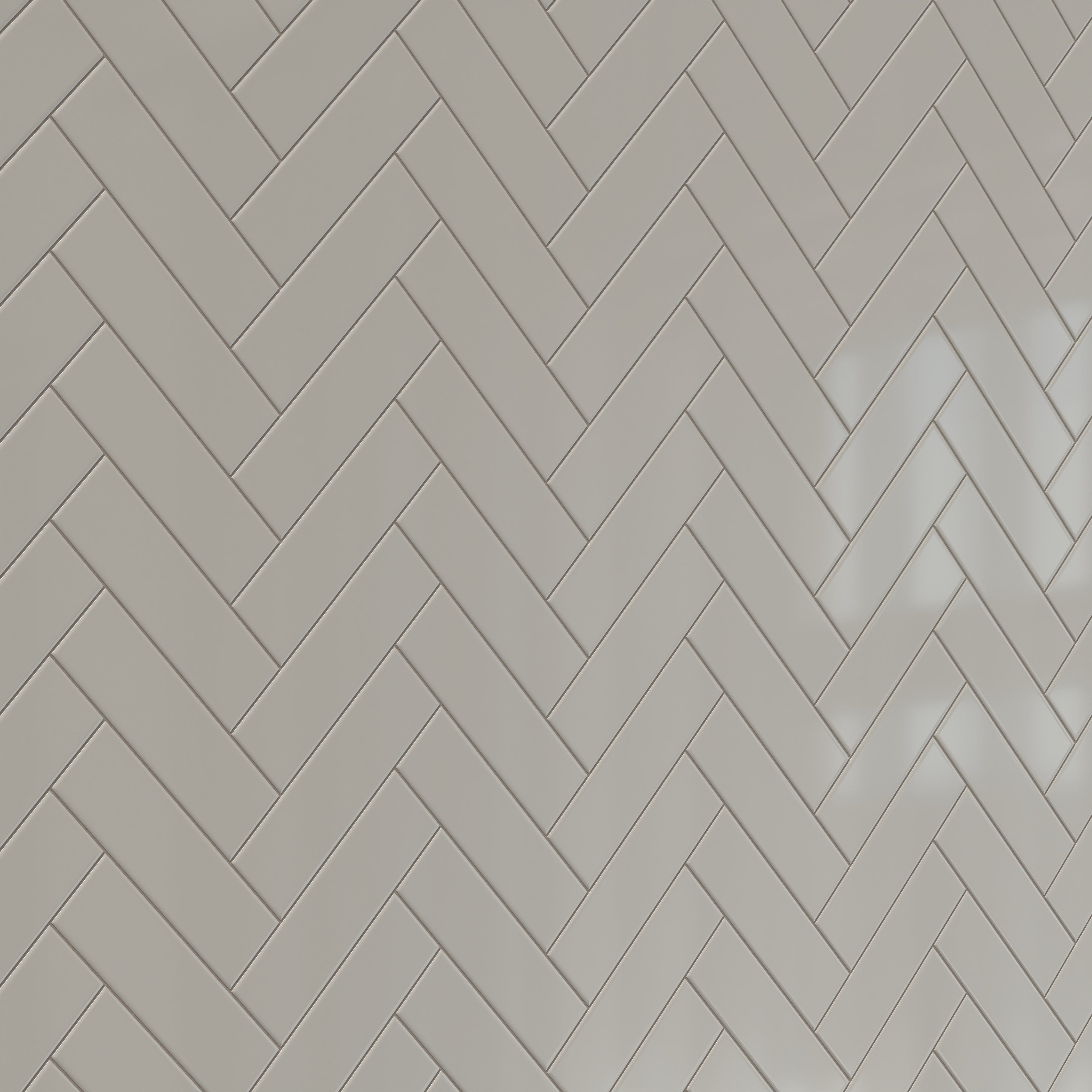 Polly 3x10 Satin Ceramic Tile in Grey