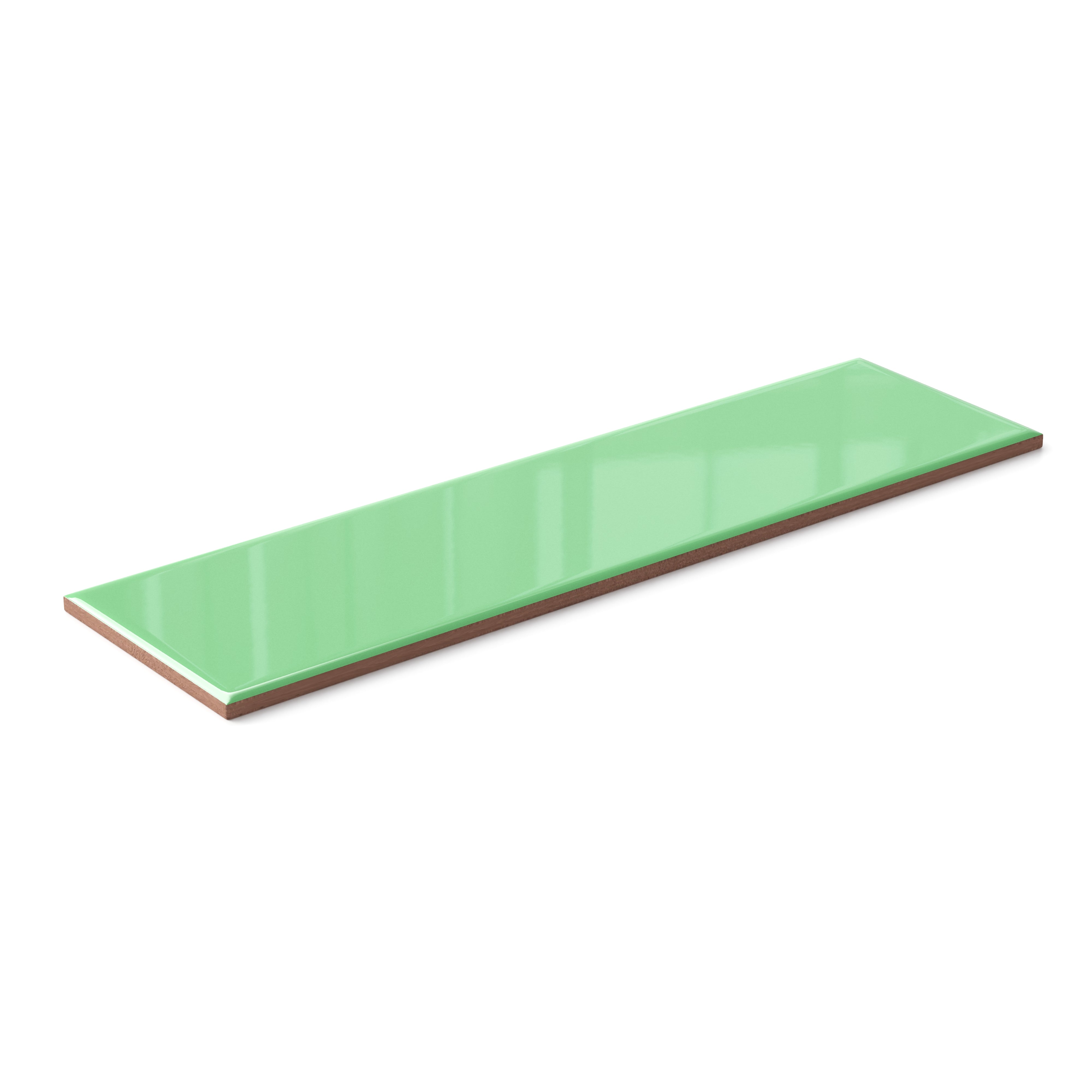 Polly 3x10 Glossy Ceramic Tile in Green