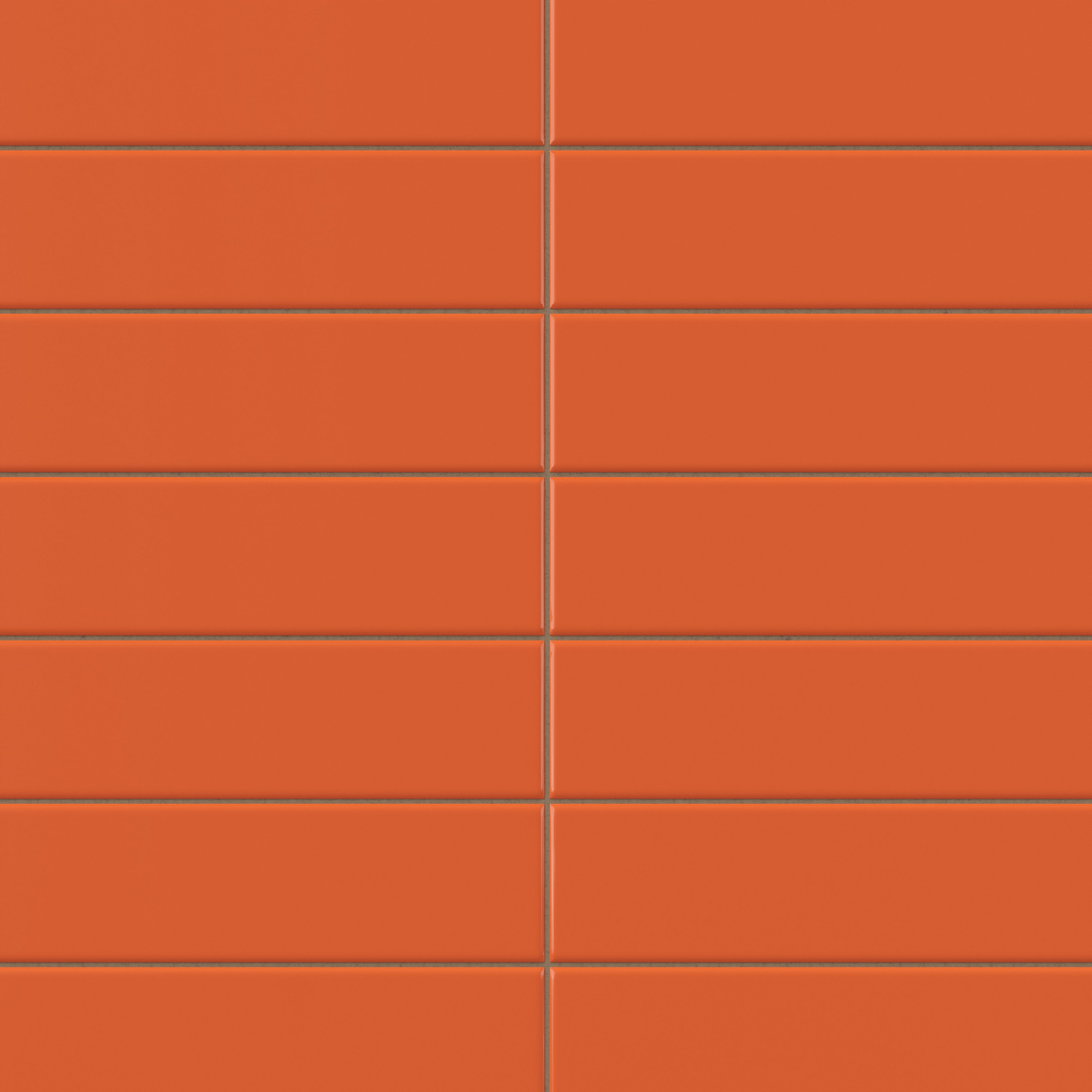 Polly 3x10 Glossy Ceramic Tile in Orange